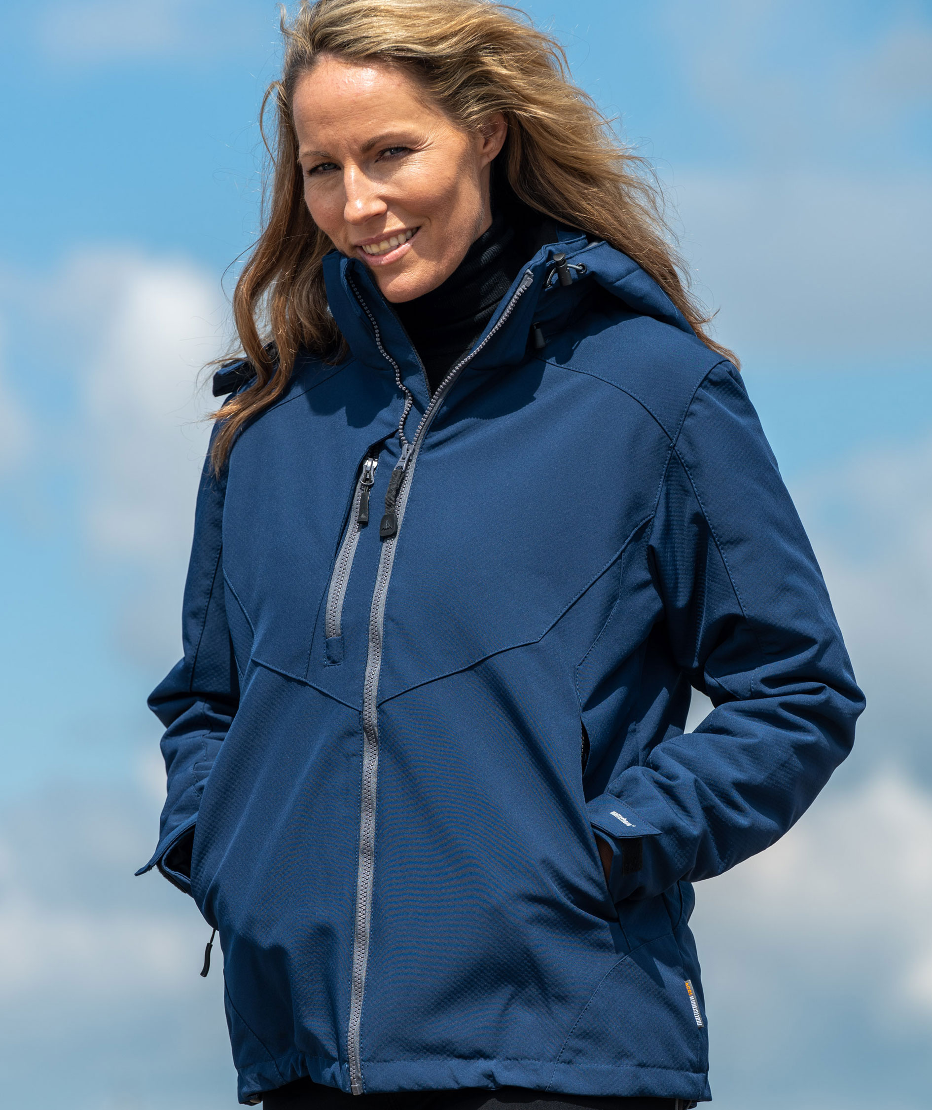 Matterhorn Burgener vinterjacka dam, Navy, large image number 1