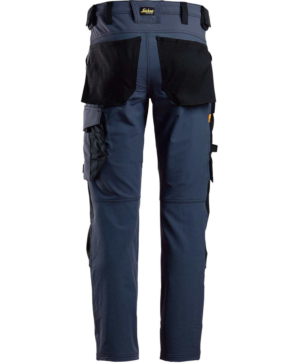 Snickers AllroundWork work trousers 6371 full stretch, Marine Blue/Black, large image number 1