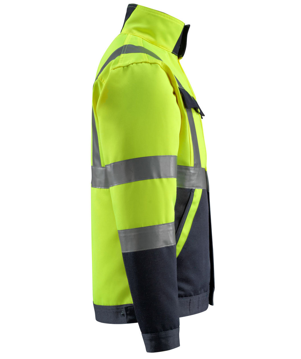 Mascot Safe Light Forster work jacket, Hi-Vis Yellow/Dark Marine, large image number 3