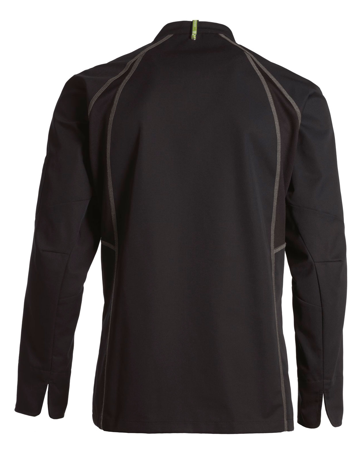 Kentaur chefs jacket, Black/Light Grey, large image number 2