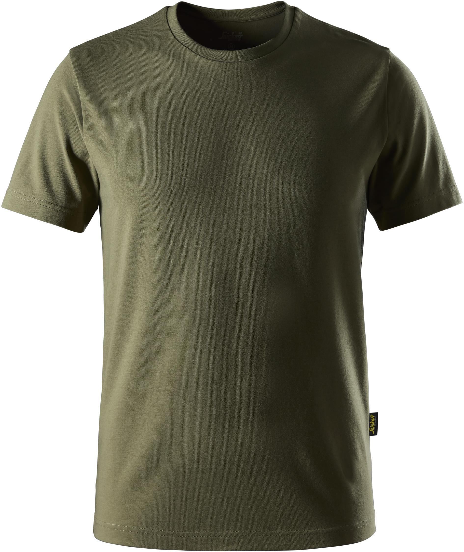 Snickers T-Shirt 2540, Khakigr&uuml;n
