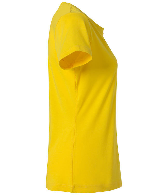 Clique Basic dame T-skjorte, Sitron, large image number 2