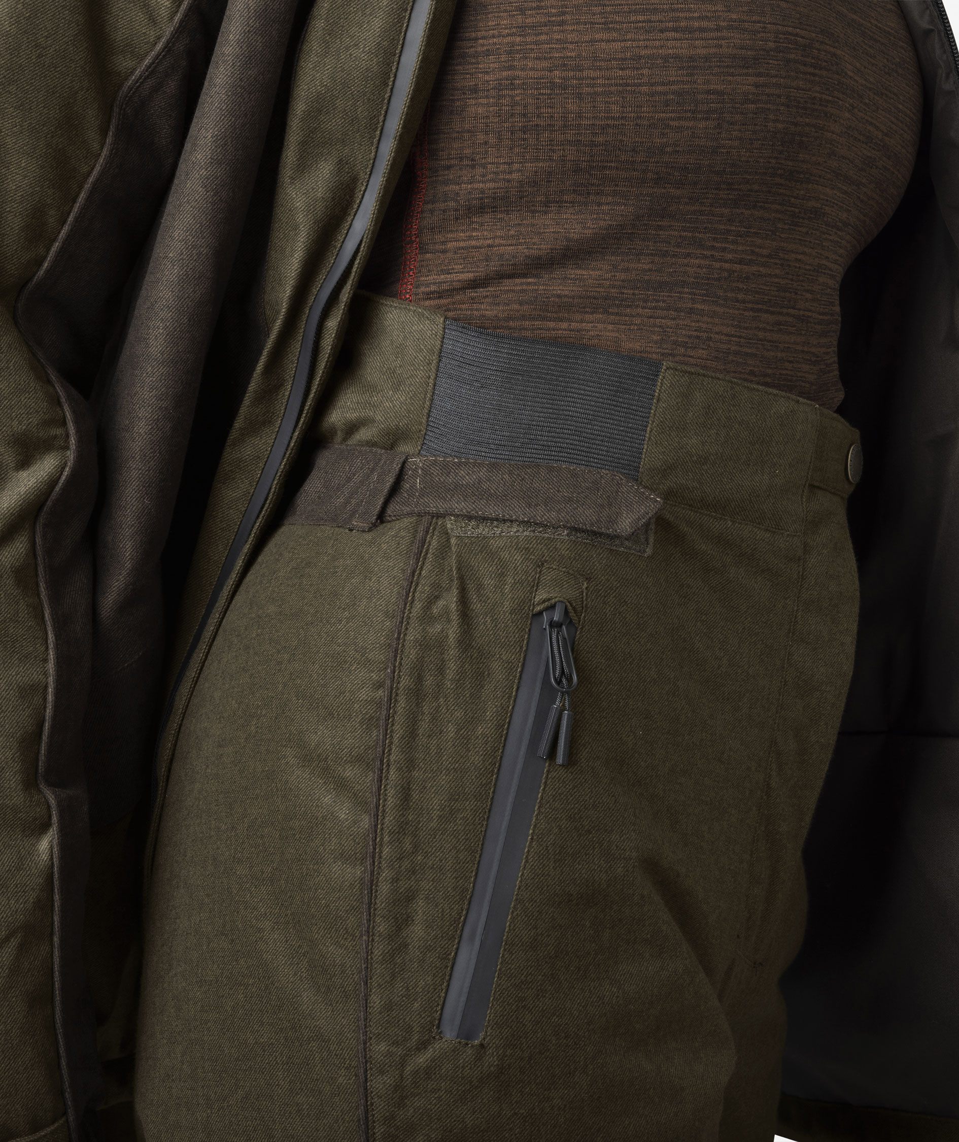 Seeland Avail Aya insulated women's trousers, Pine Green/Demitasse Brown, large image number 3