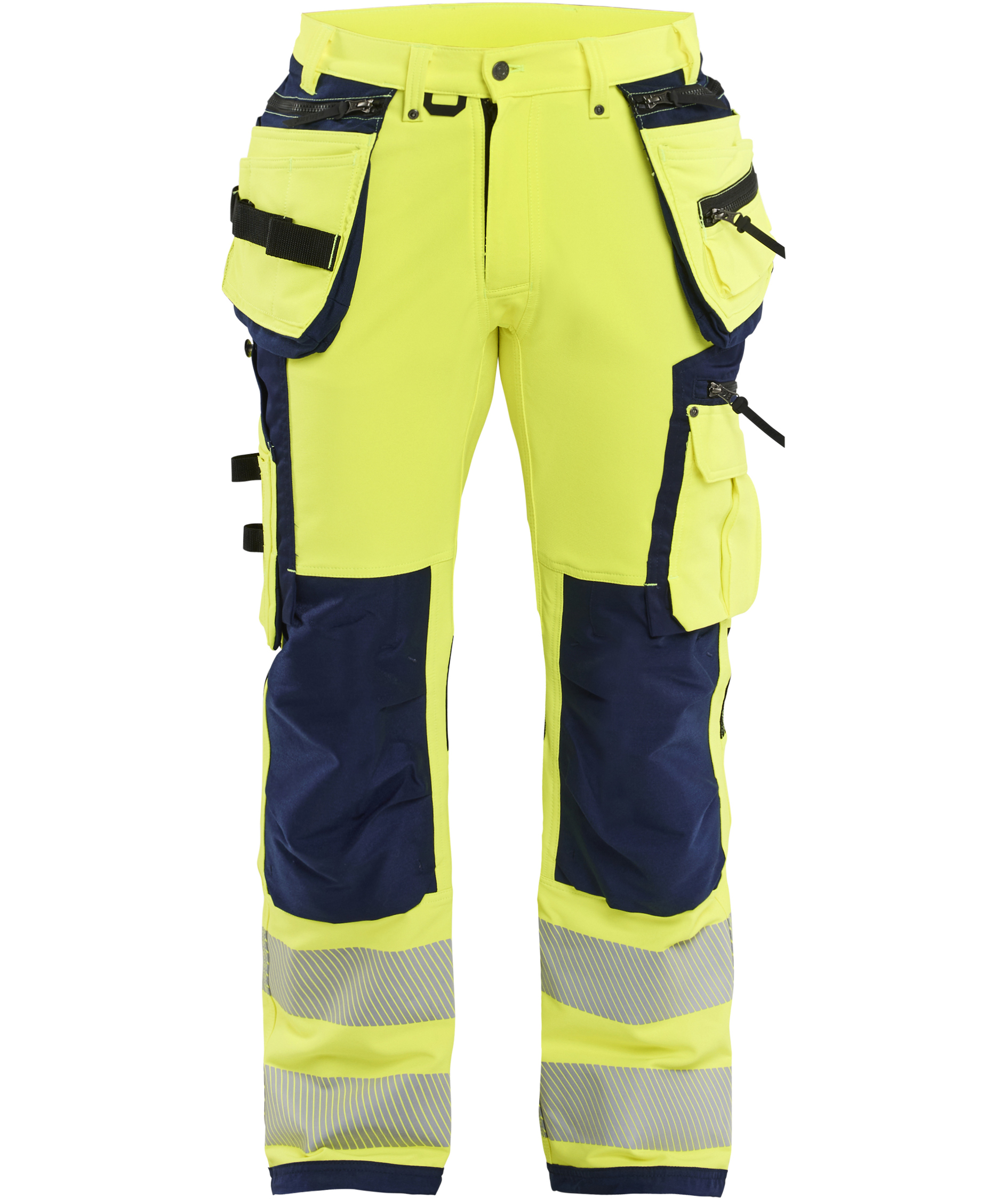 Hi-vis Gul/marinebl&aring;