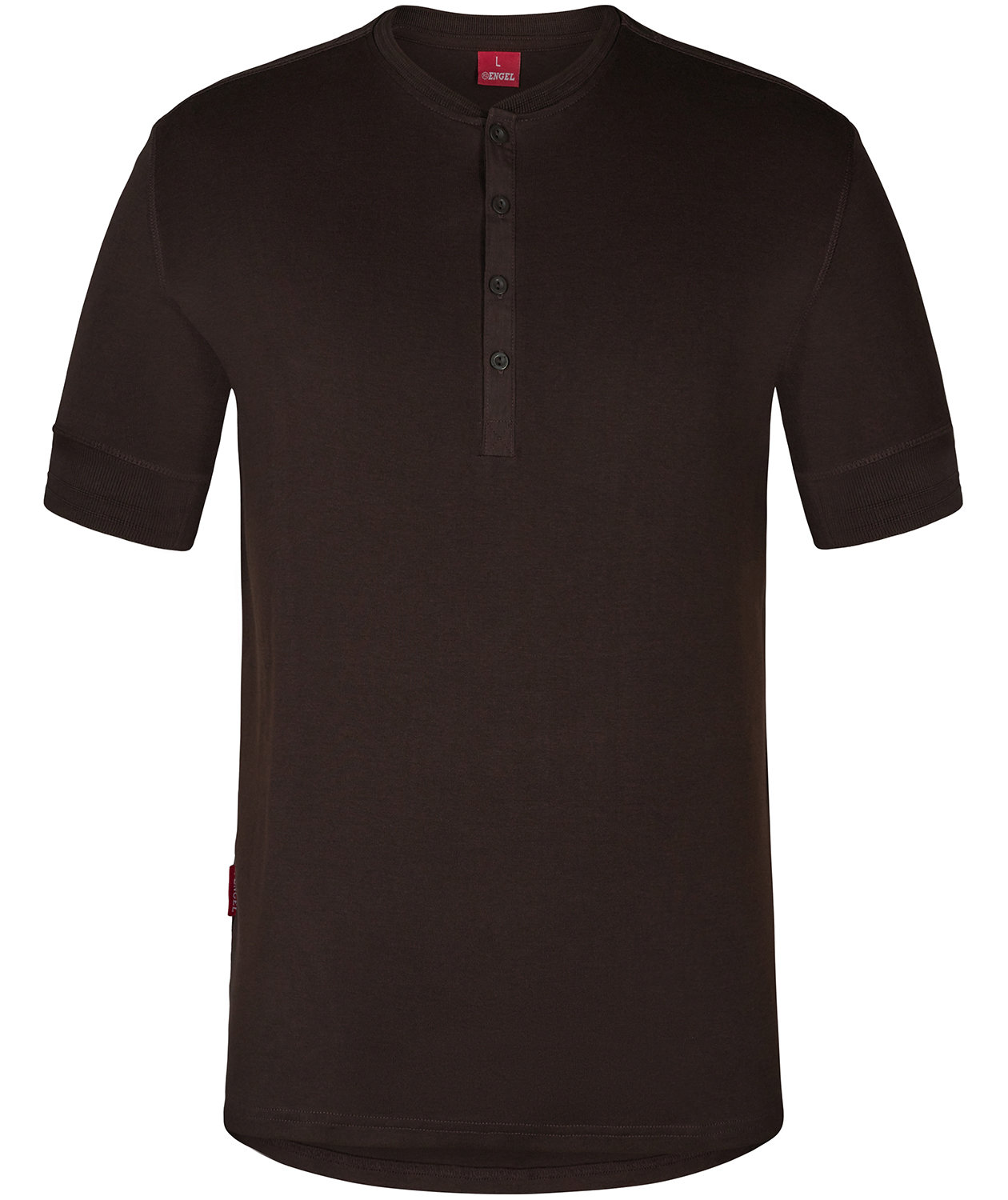 Engel Extend Grandad kortermet T-skjorte, Mokkabrun, Mokkabrun, swatch