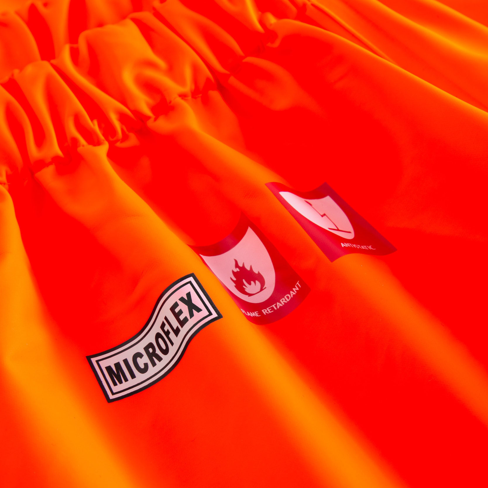 Lyngs&oslash;e Multinorm  PU Regenhose, Hi-vis Orange/Marine, large image number 2