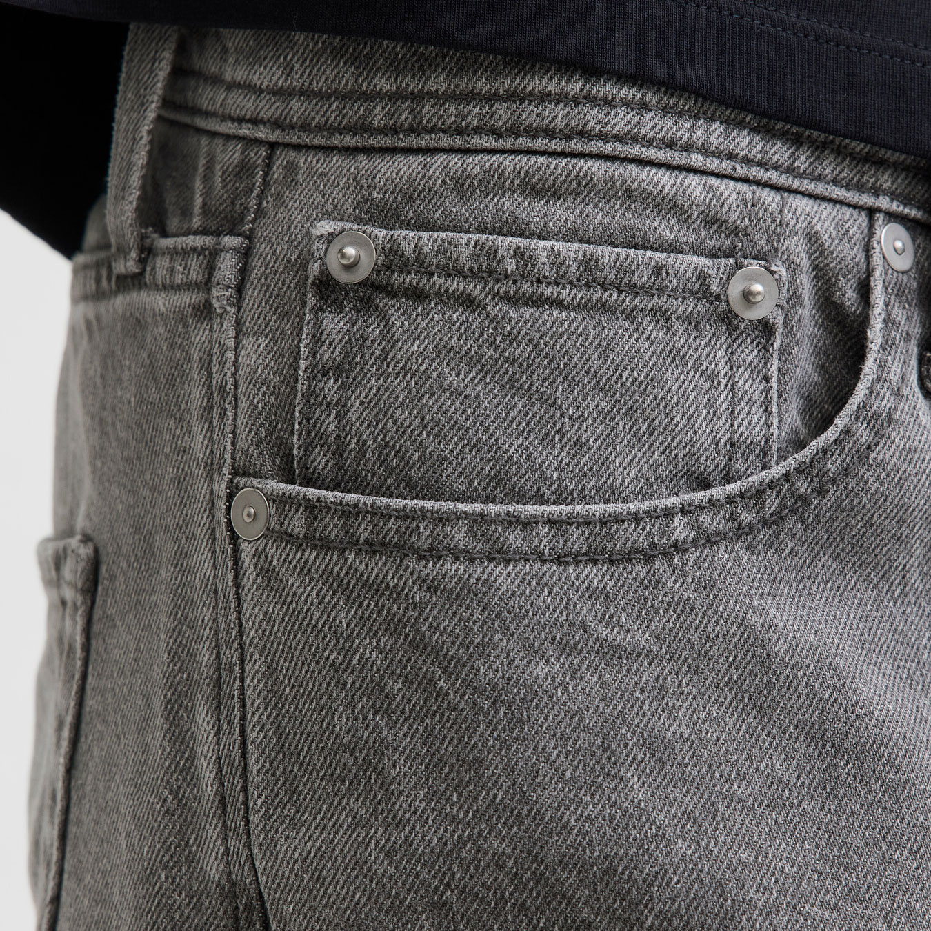 Jack & Jones JJICHRIS JJORIGINAL SQ 067 Jeans, Grey Denim, large image number 4