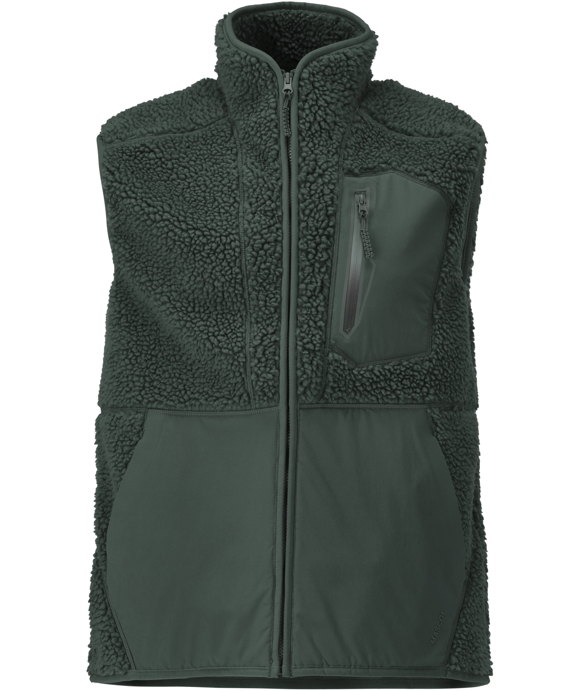 Mascot Customized fiberpelsvest, Skogsgr&oslash;nn, Skogsgr&oslash;nn, swatch