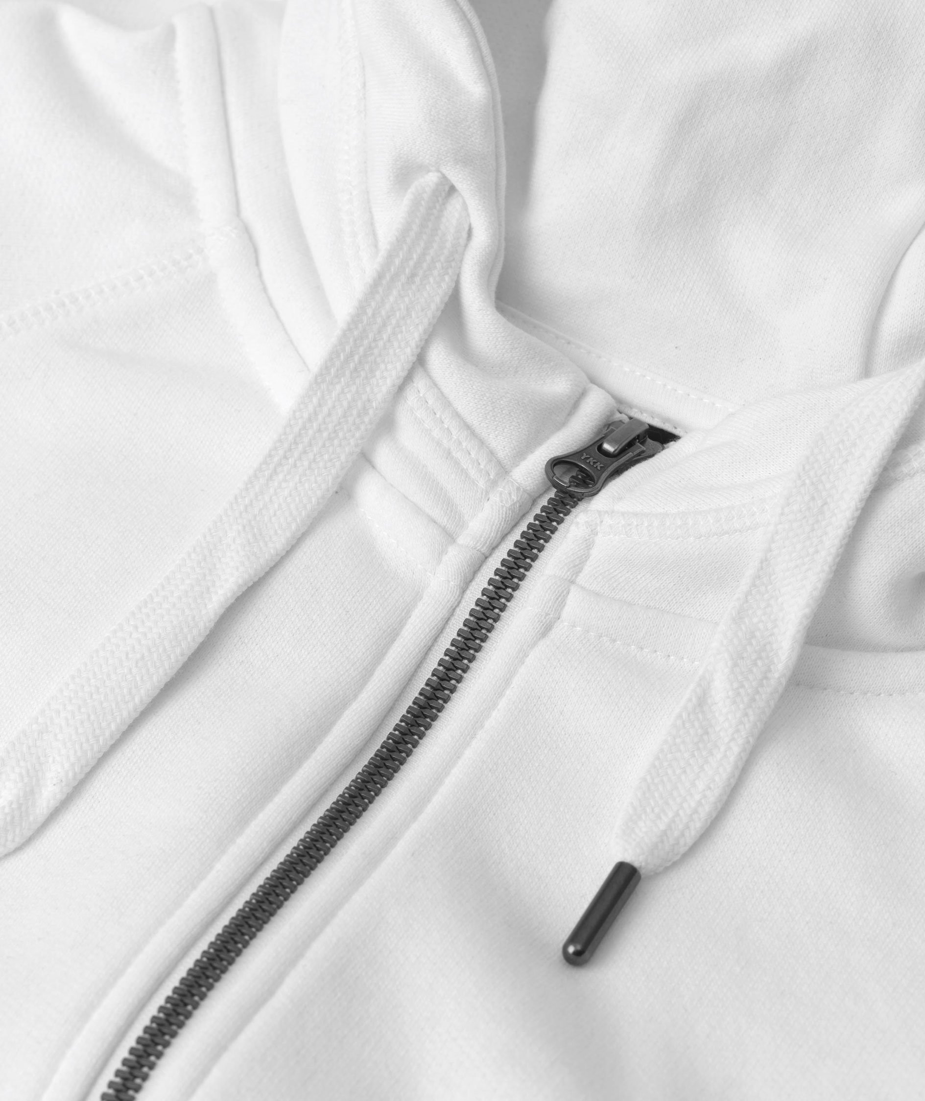 ID Core women's hoodie with zipper, White, large image number 3