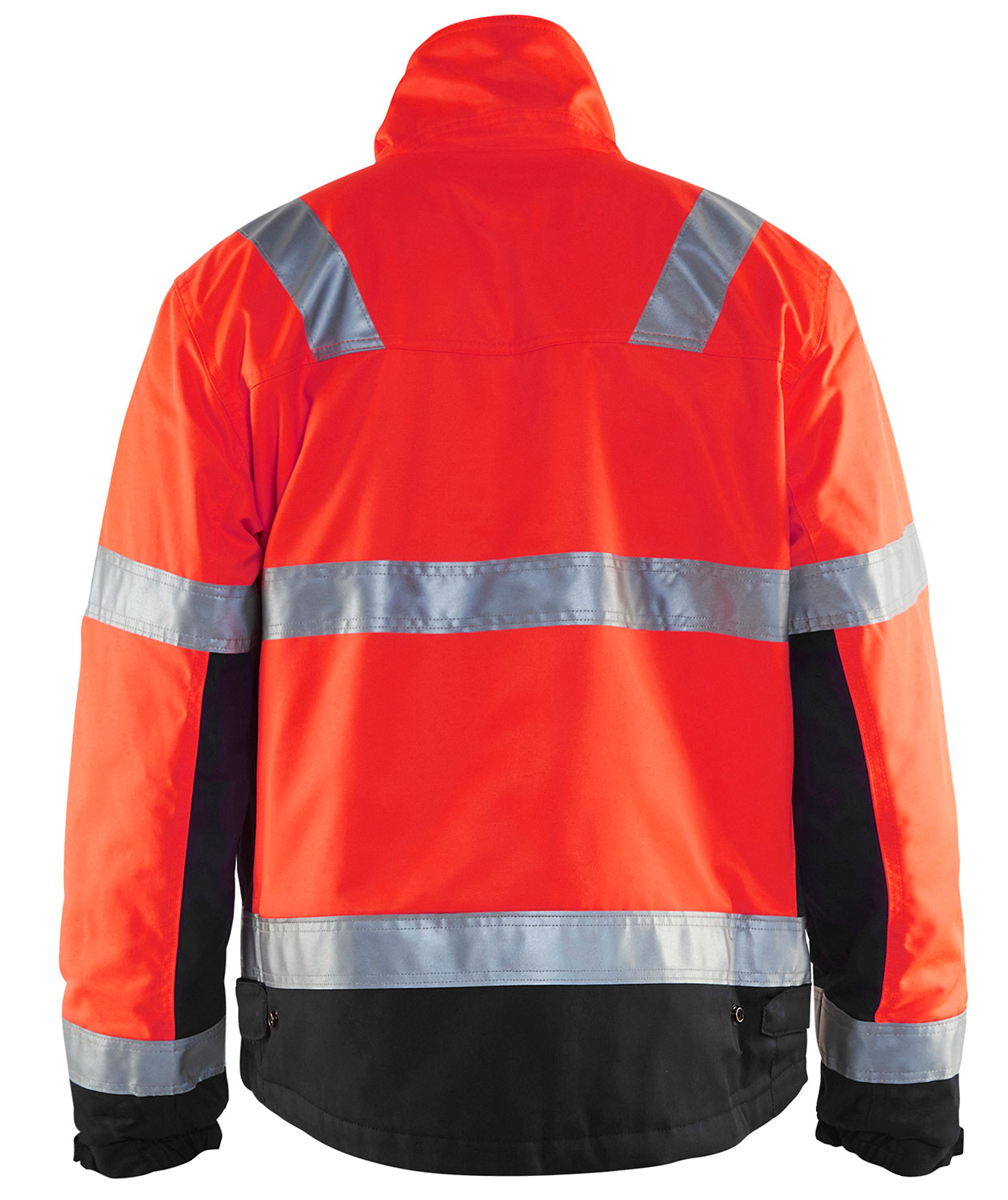 Bl&aring;kl&auml;der vinter arbeidsjakke, R&oslash;d/Svart, large image number 1