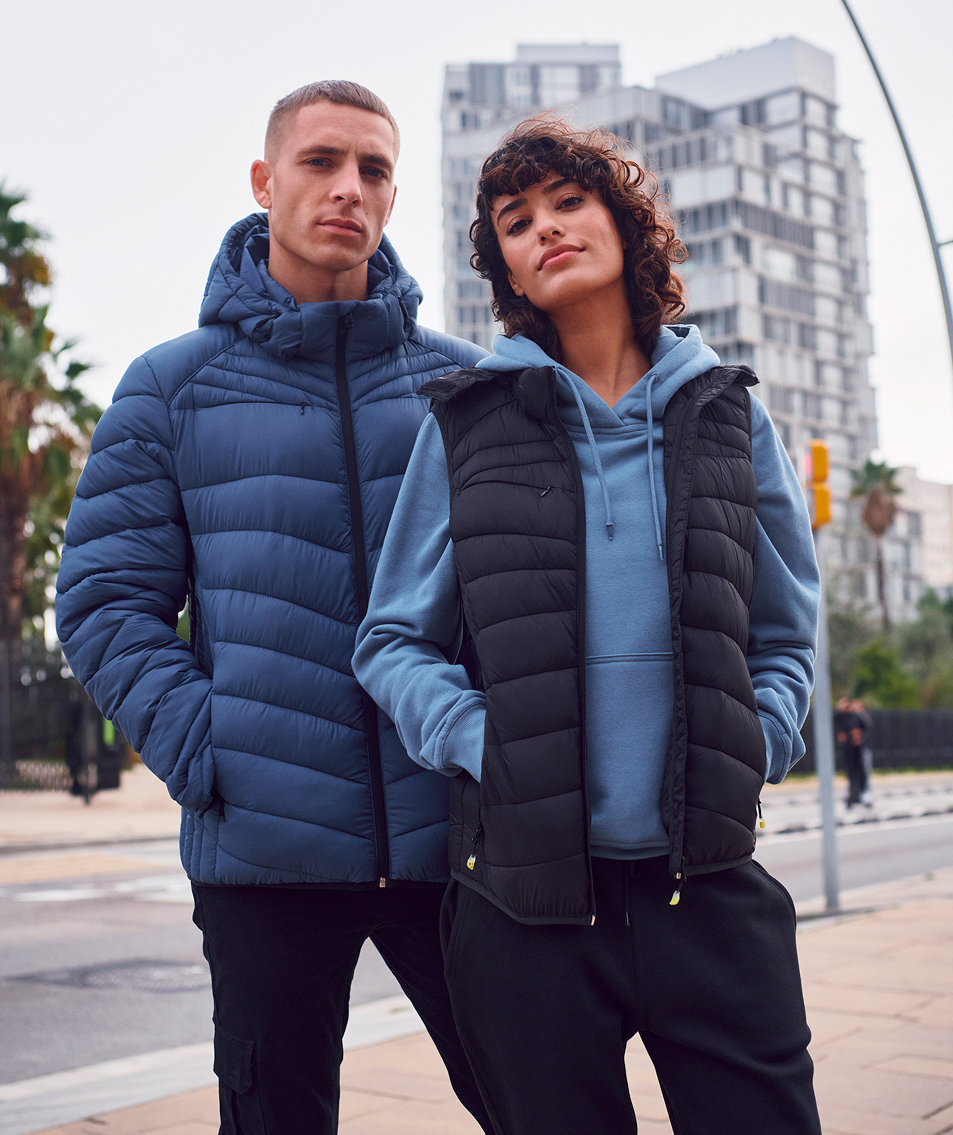 Clique Idaho vadderad jacka dam, Svart