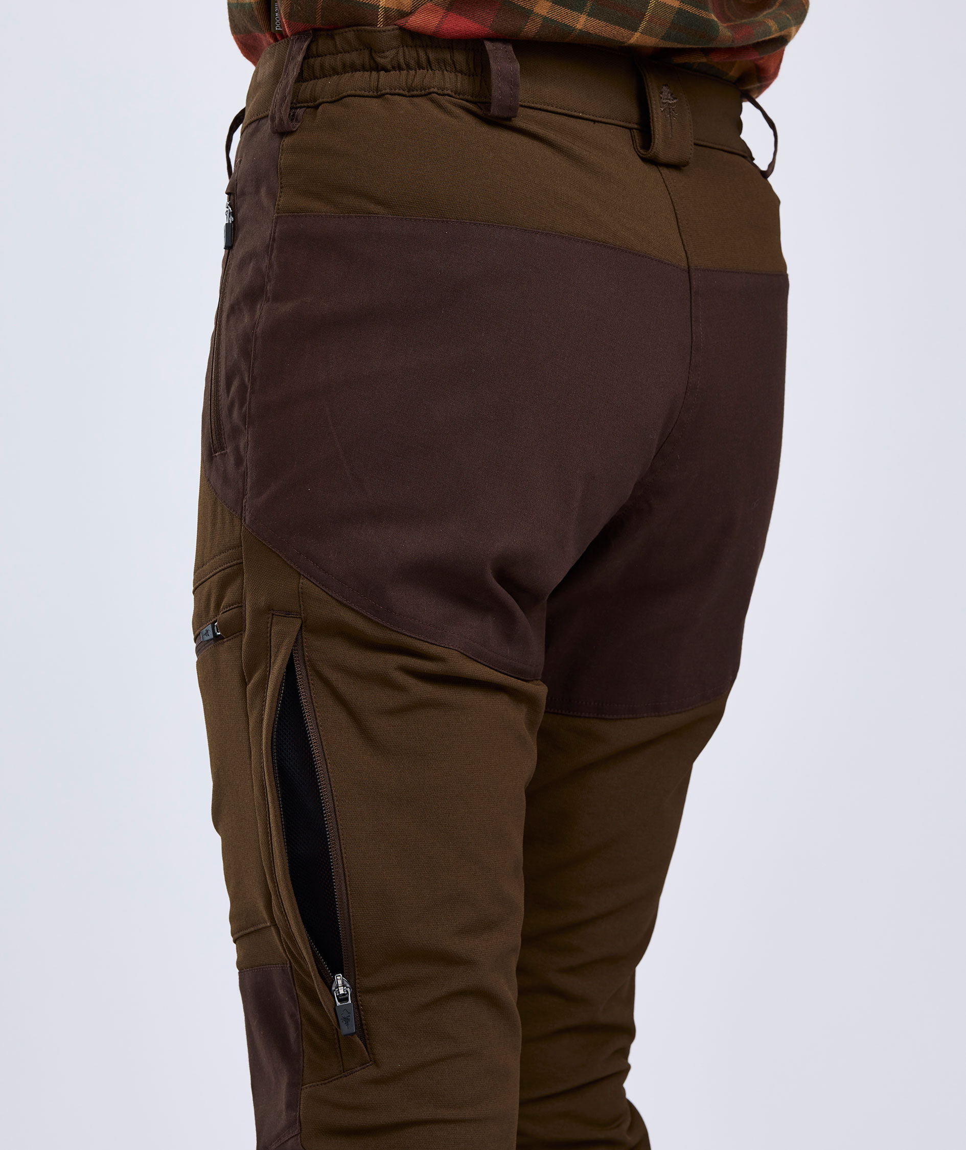 Pinewood Finnveden Hybrid damebukser, Dark brown, large image number 6