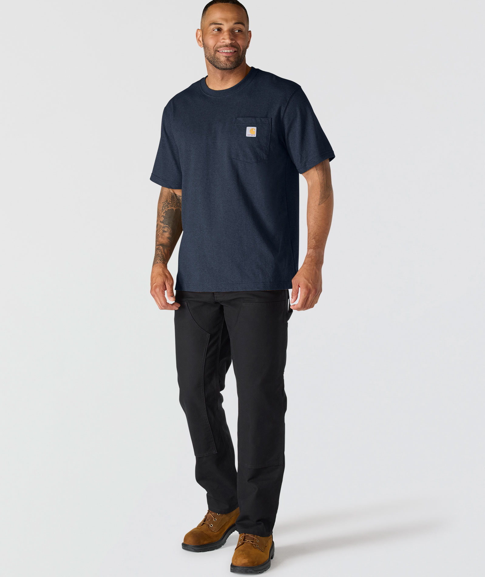 Carhartt Dearborn T-shirt, Navy, large image number 4