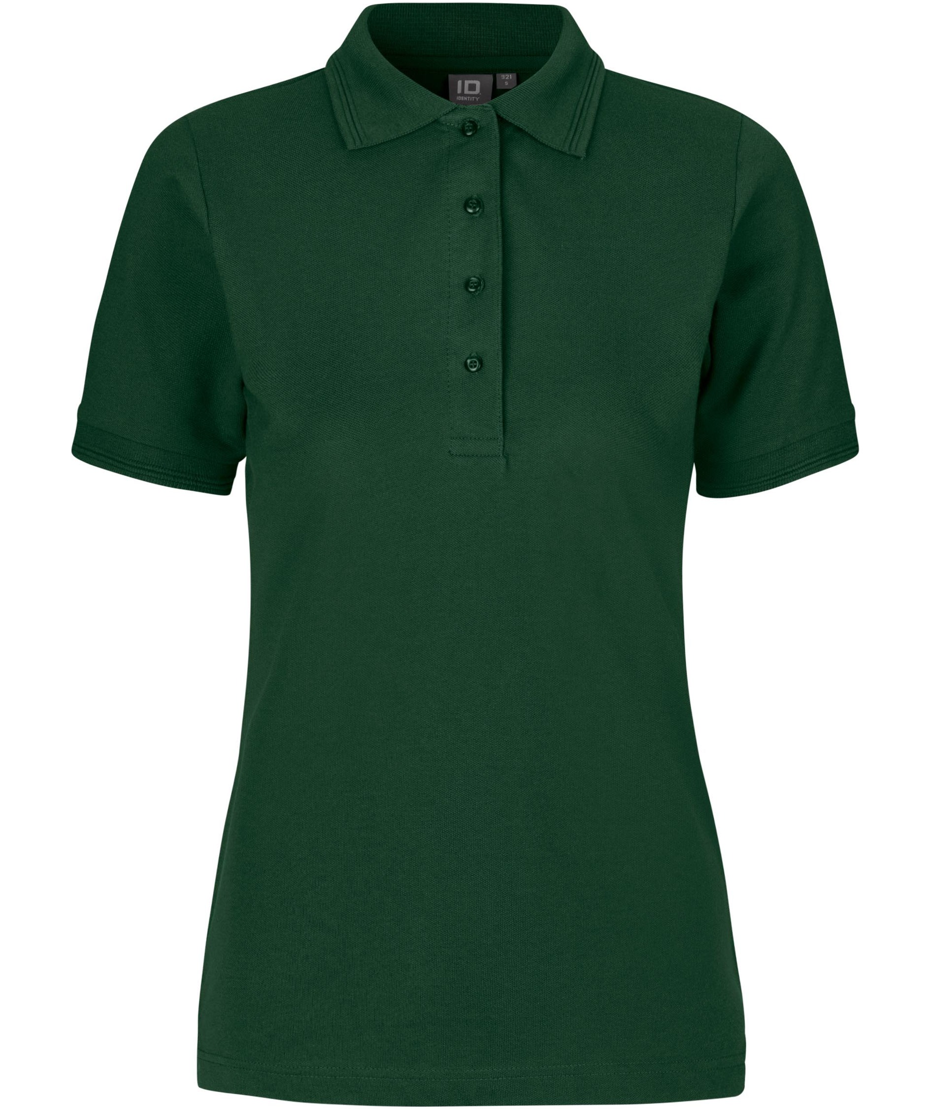 ID PRO Wear dame Polo T-shirt, Flaskegr&oslash;n