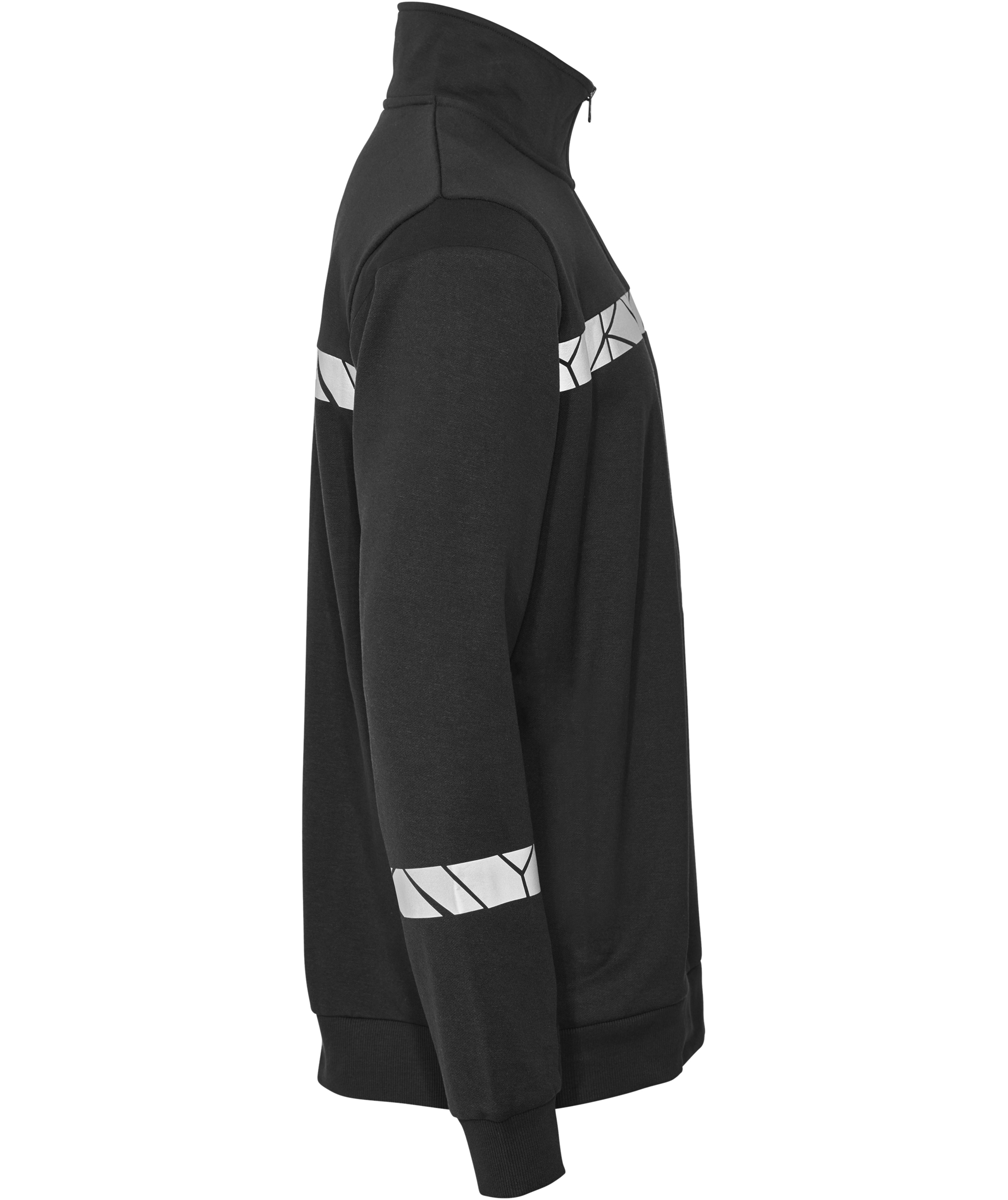 ProJob half zip sweatshirt 7102, Black, large image number 2