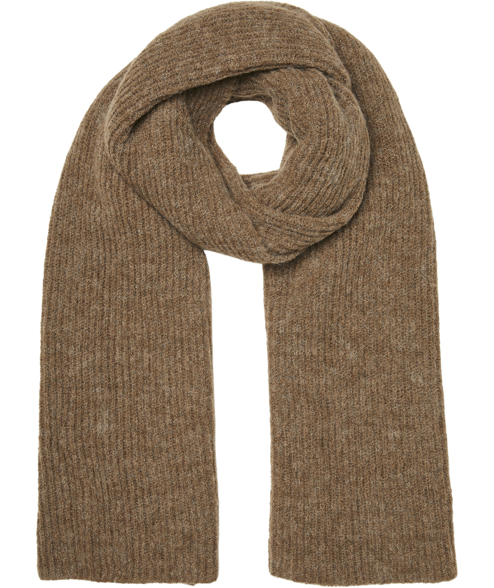 Vero Moda VMGILA Rib halst&oslash;rkl&aelig;de, Brown Lentil