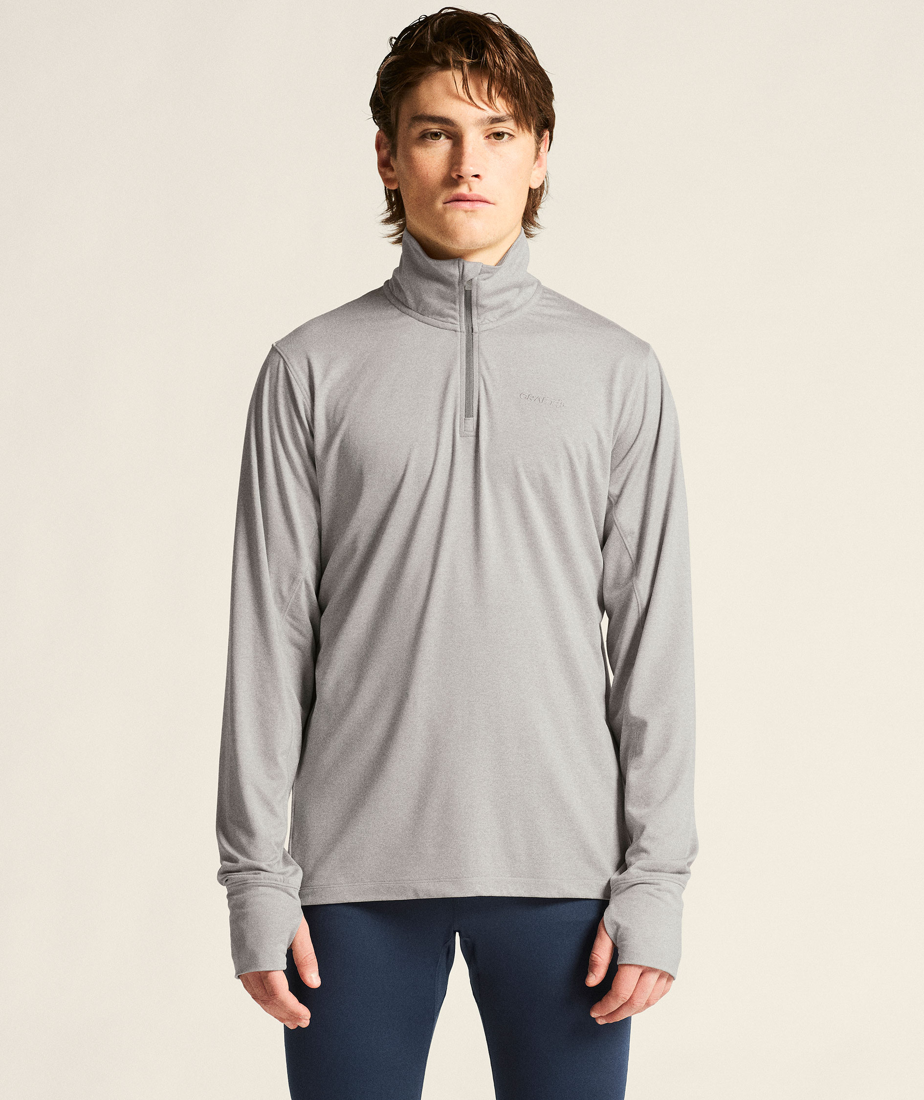 Craft Flow half zip baselayertr&ouml;ja, Grey melange
