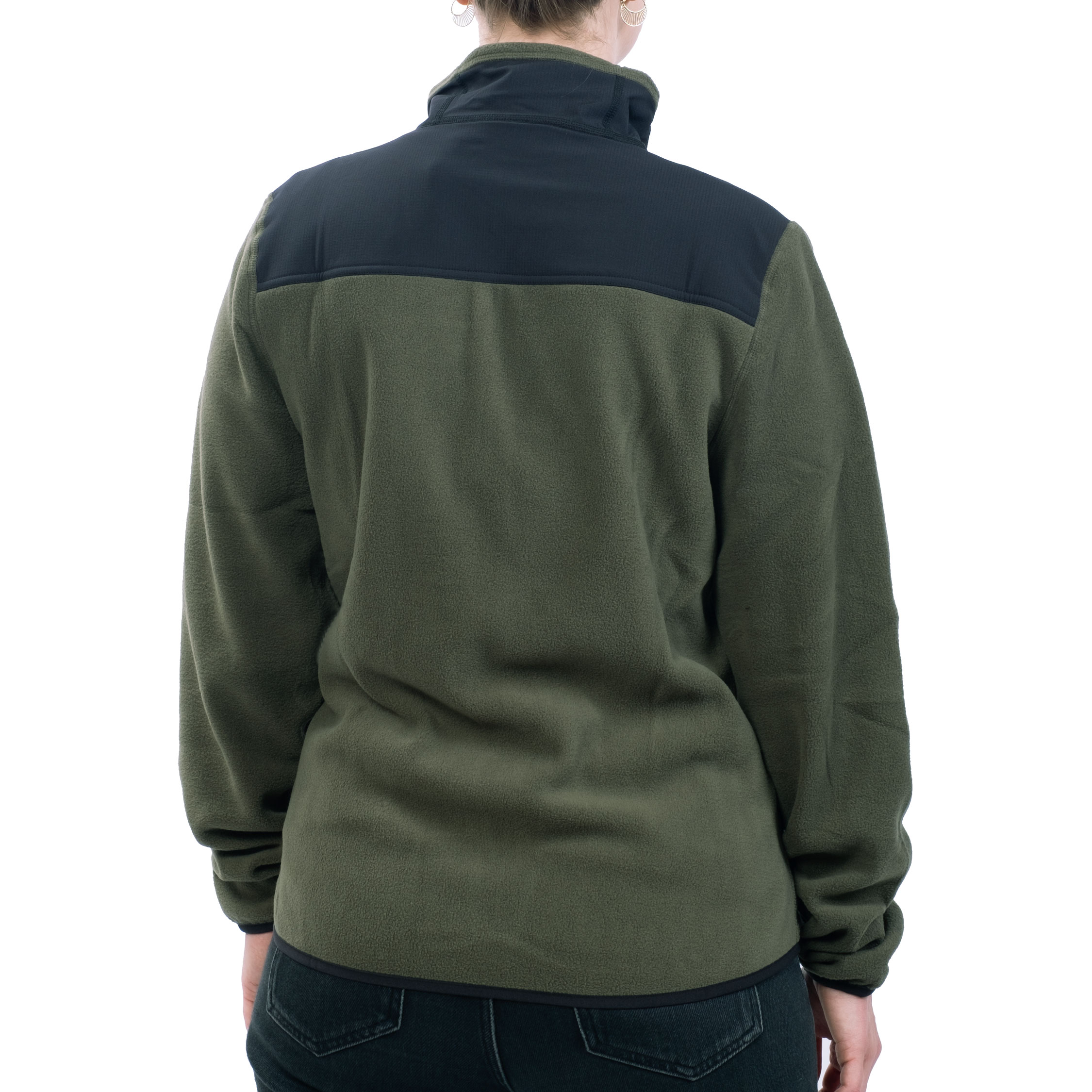 Westborn Damen Microfleece-Jacke, Dusty Olive, large image number 3