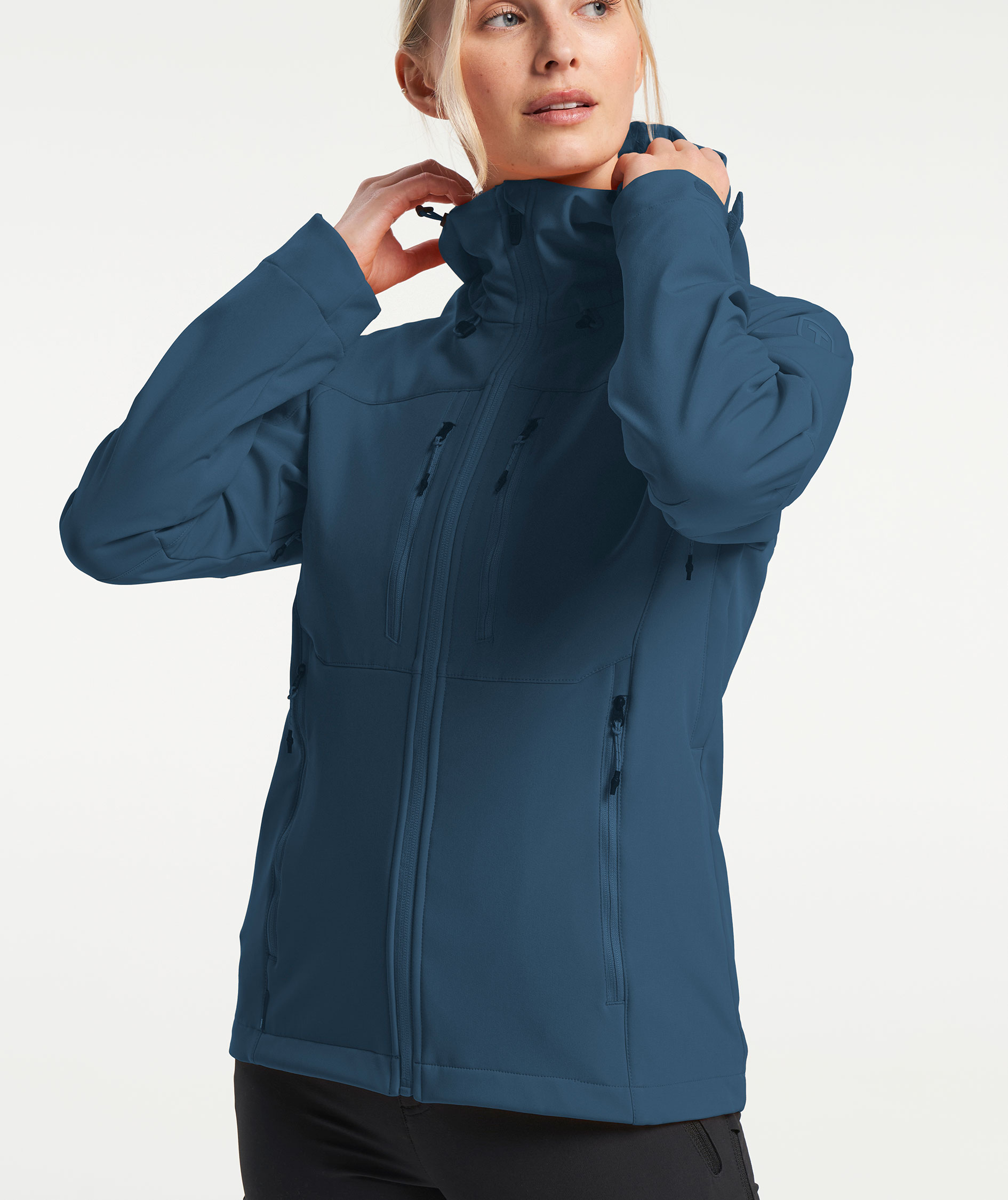 Tenson TXlite dame softshelljakke, Dark blue, large image number 8