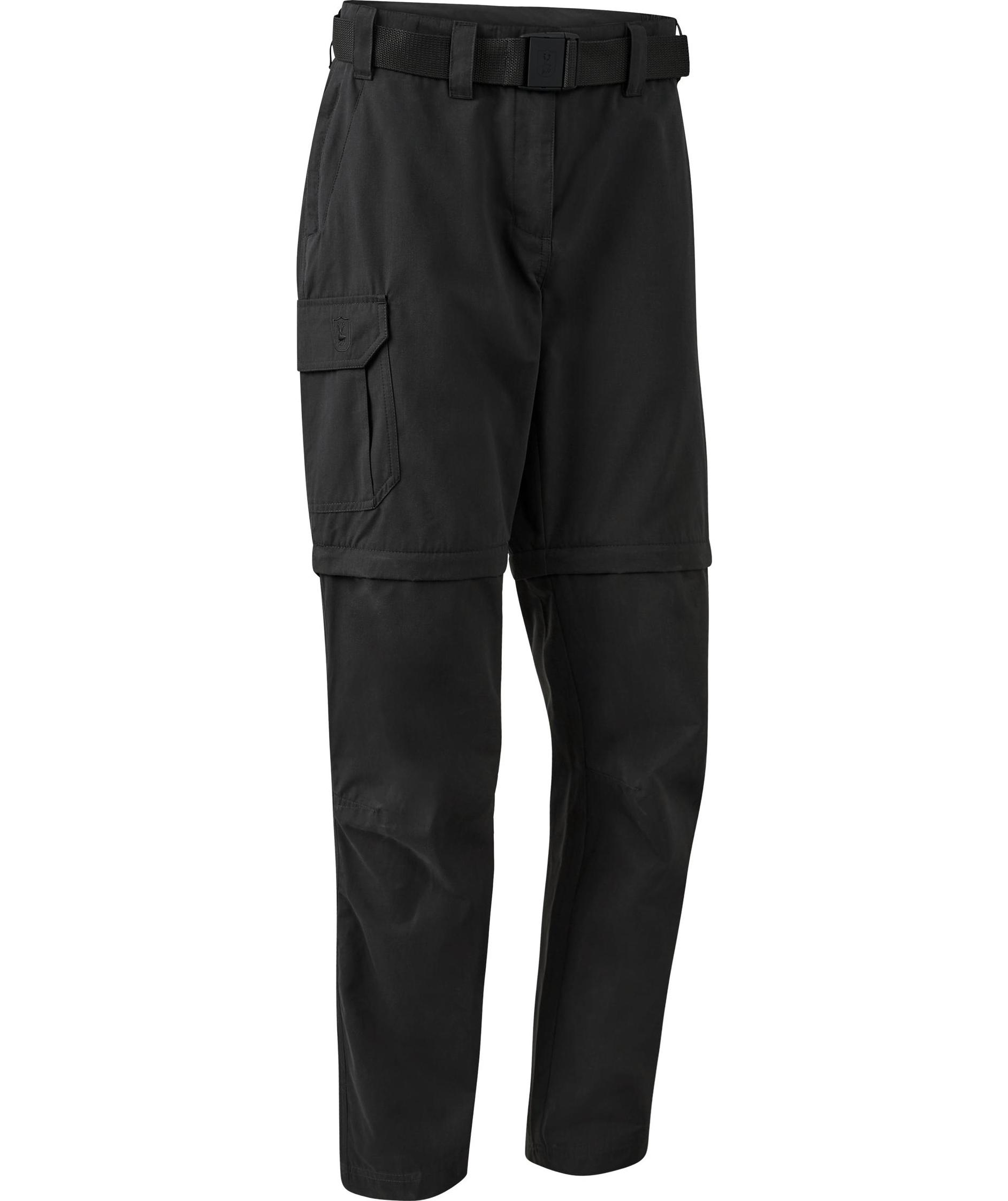 Deerhunter Slogen zip-off damebukse, Black Ink