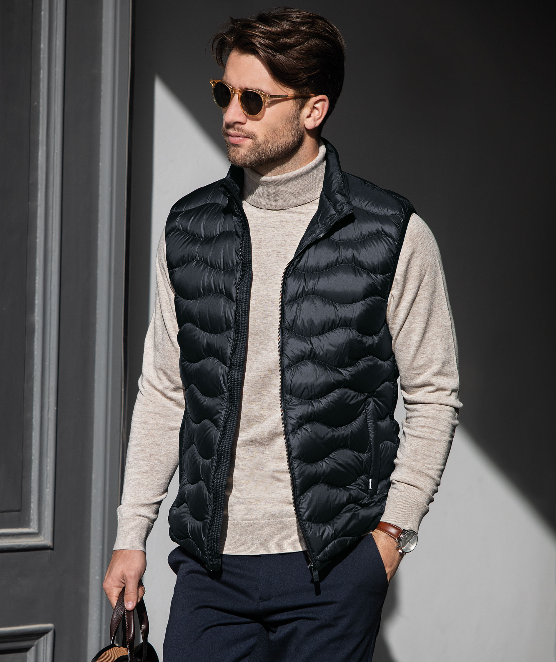 Nimbus Vermont body warmer med dun, Sort