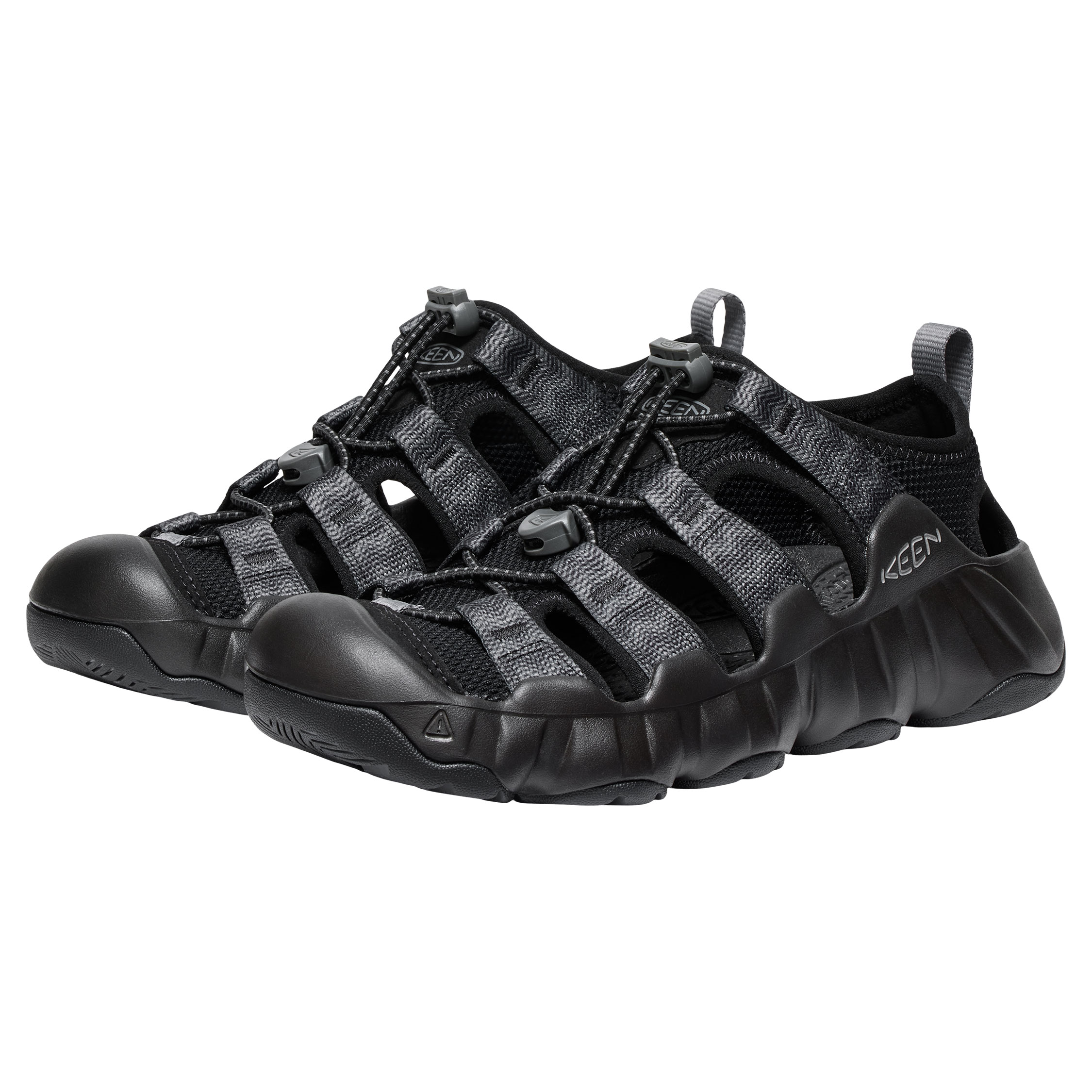 Keen Hyperport H2 dame sandaler, Black/Steel Grey