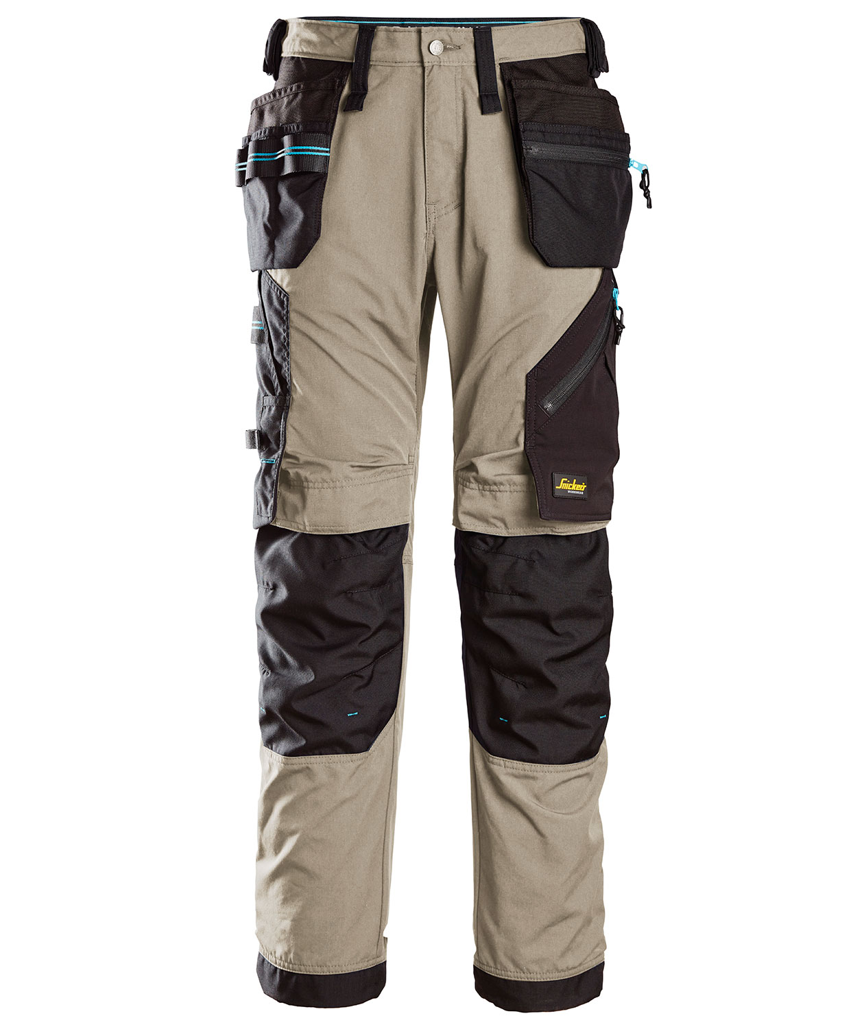 Snickers LiteWork 37.5&reg; h&aring;ndverksbukse 6210, Khaki/Svart, Khaki/Svart, swatch