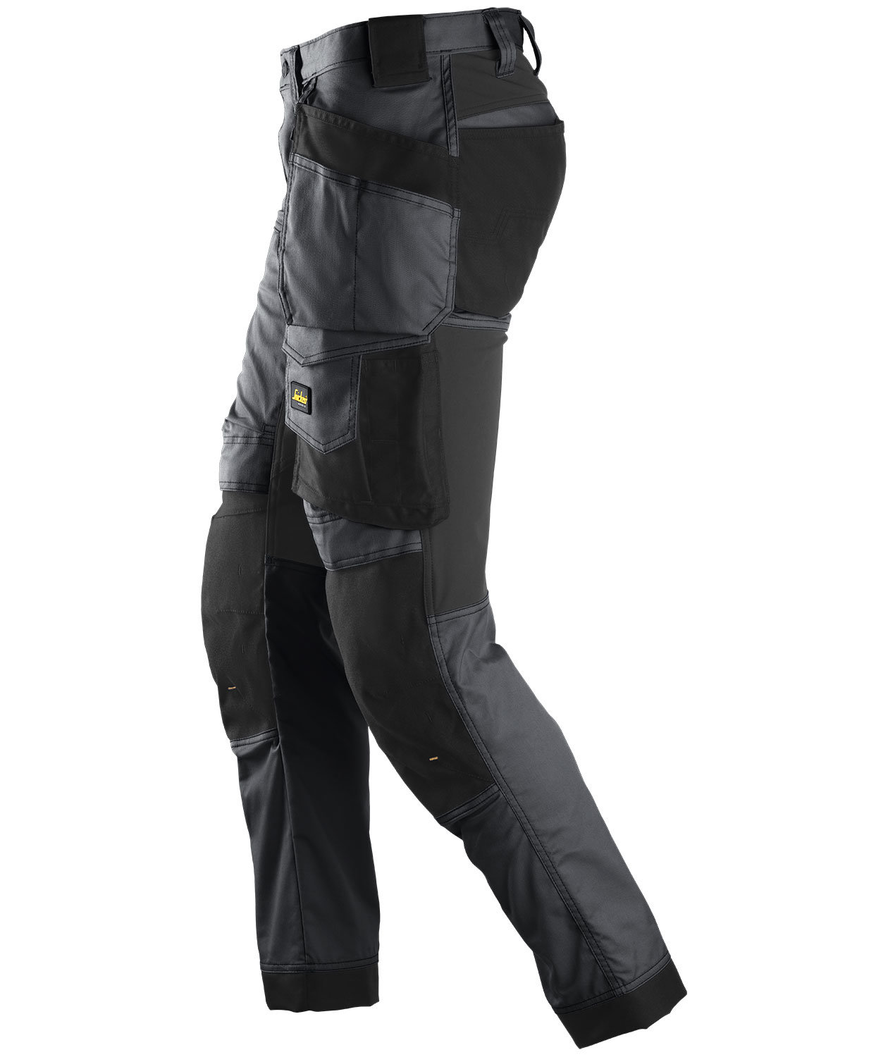 Snickers AllroundWork hantverksbyxa 6241, St&aring;lgr&aring;/Svart, large image number 5