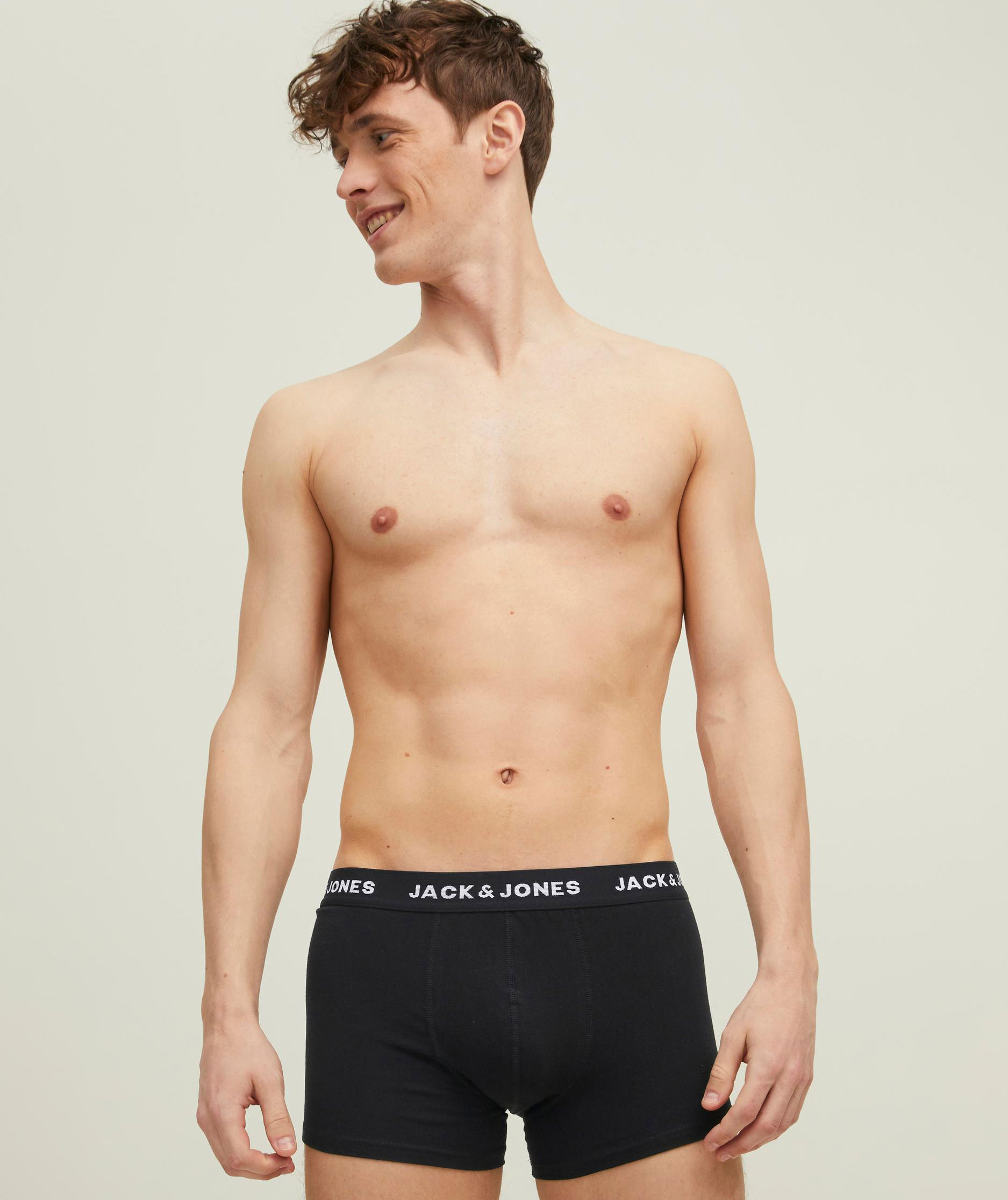 Jack & Jones JACSOLID 10-pack kalsonger, Svart