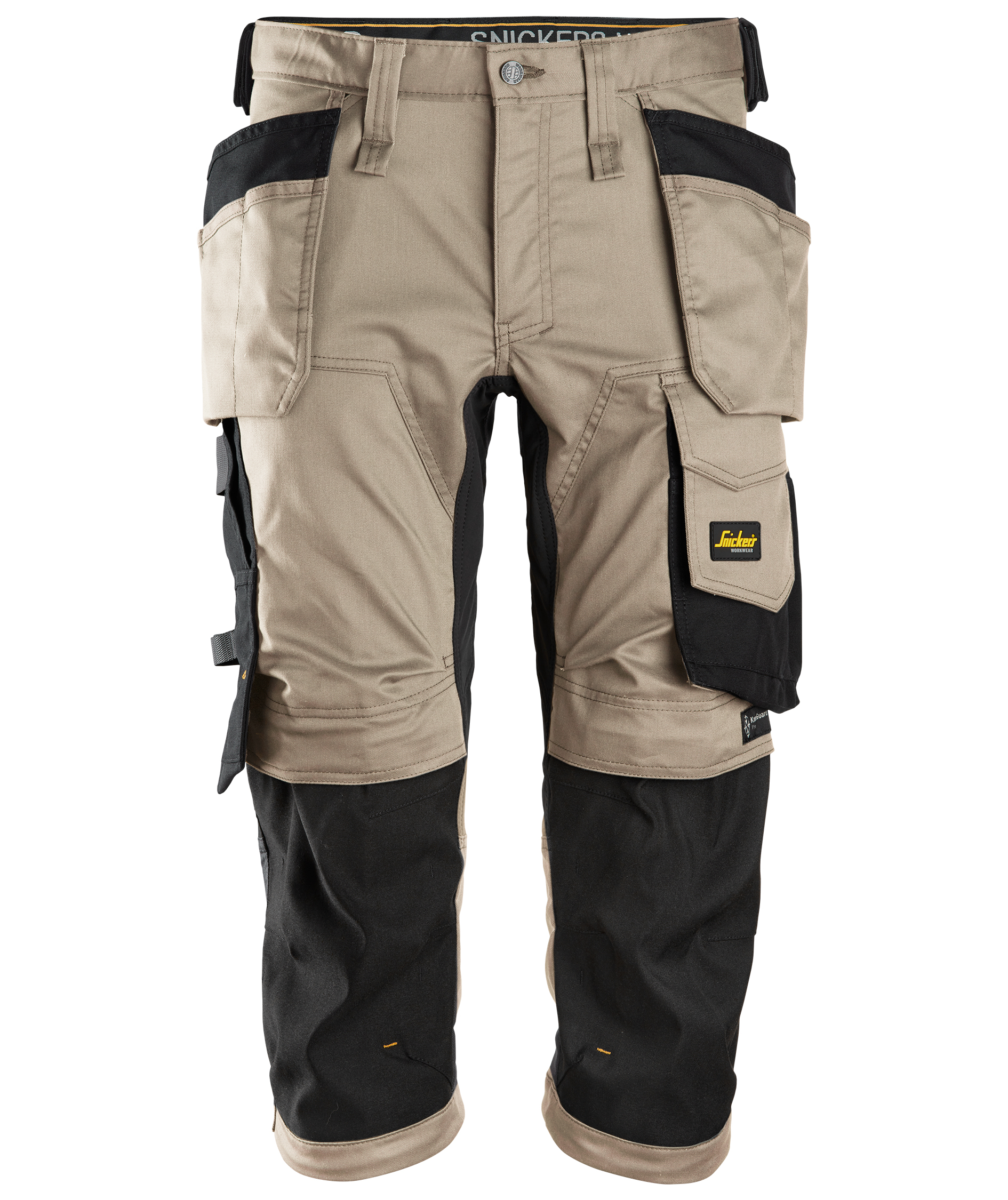 Snickers AllroundWork 3/4-Handwerkerhose 6142, Khaki/Black