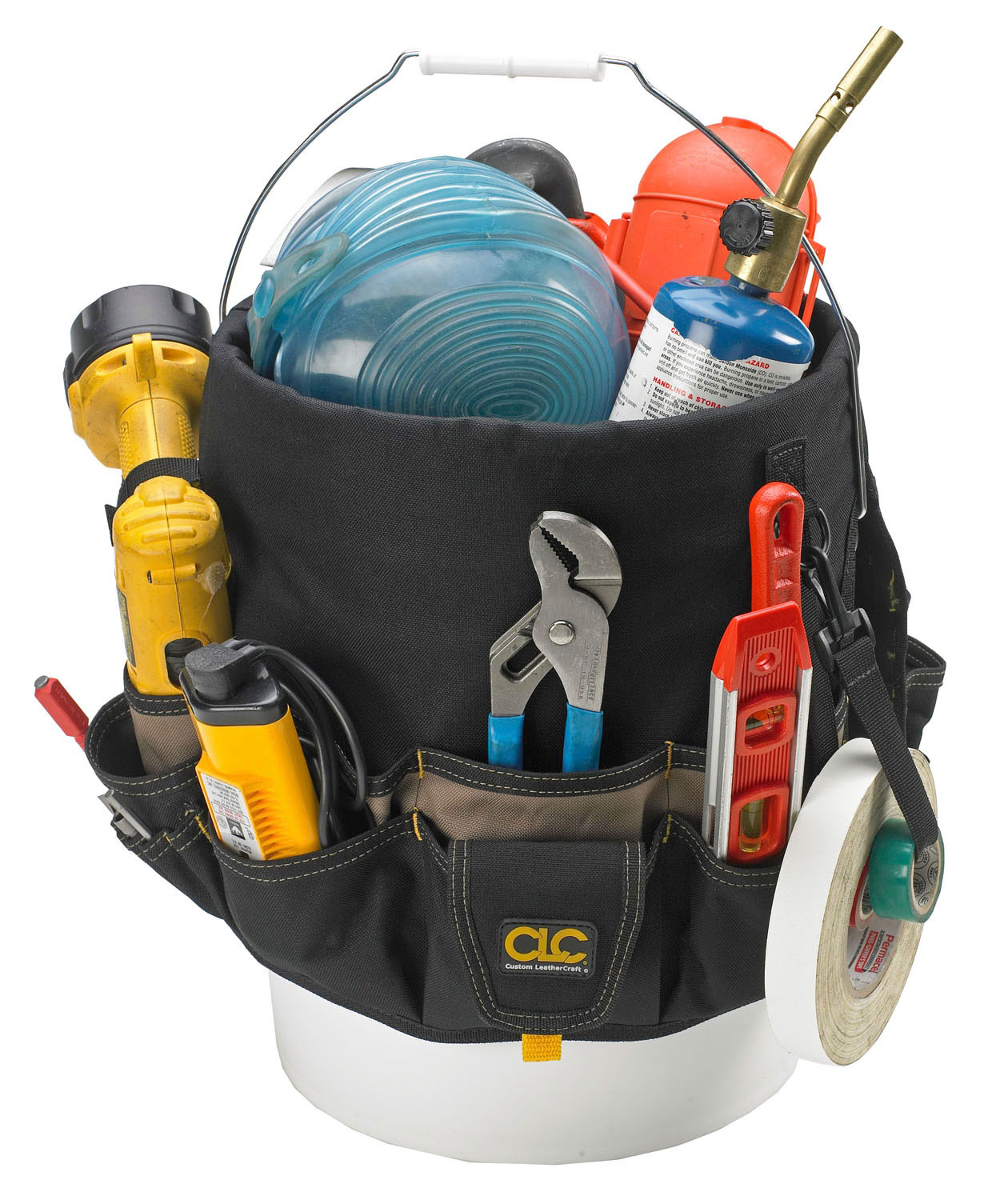 CLC Work Gear 1119 organizer f&ouml;r verktygsskopa, Svart/Brun