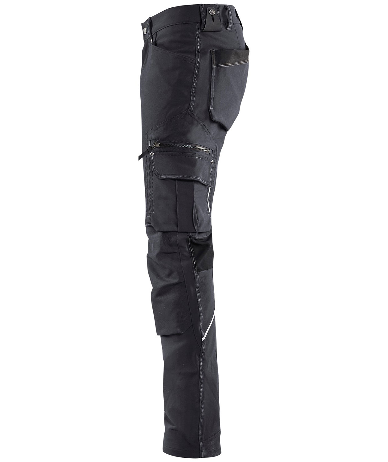 Bl&aring;kl&auml;der X1900 work trousers full stretch, Grey/Black, large image number 3