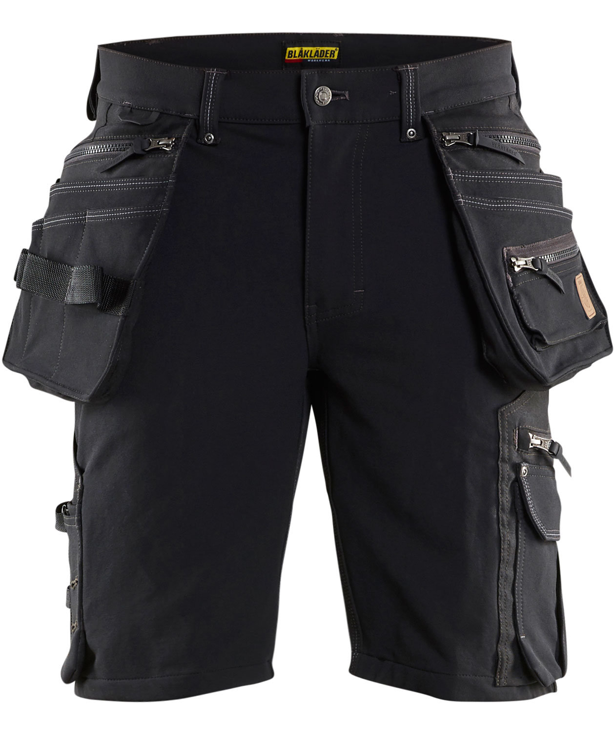 Bl&aring;kl&auml;der X1900 hantverksshorts full stretch, Svart
