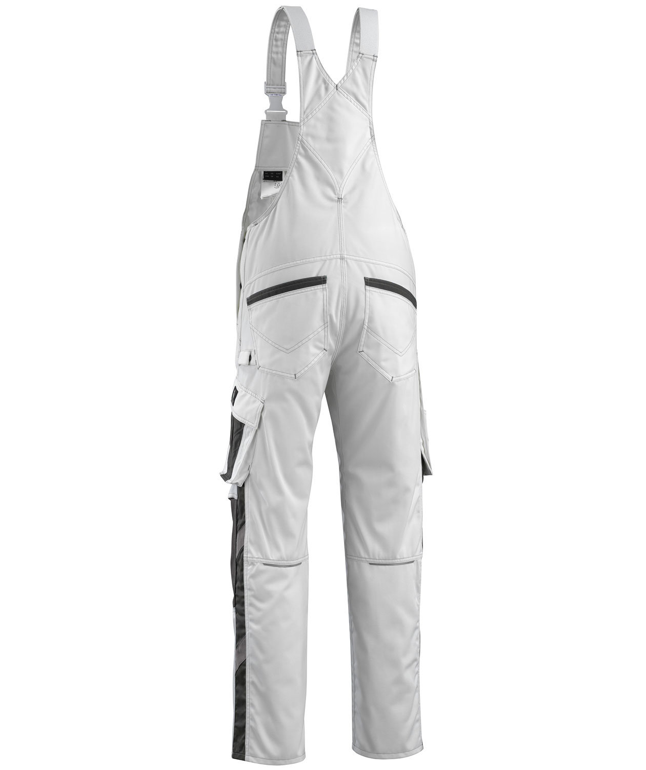 Mascot Unique Augsburg arbeidsselebukse, Hvit/M&oslash;rk&nbsp;Antrasittgr&aring;, large image number 2