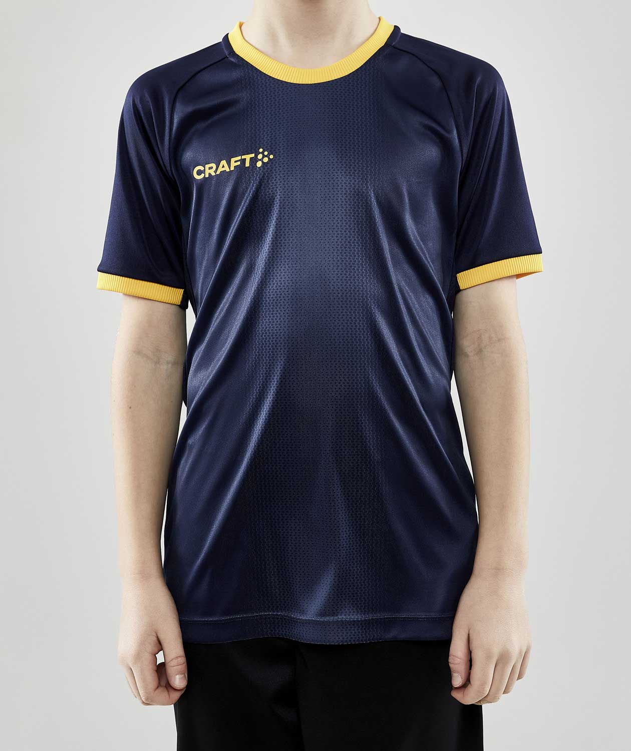 Craft Progress 2.0 Graphic Jersey T-shirt for kids, Navy/Sweden Yellow, large image number 1