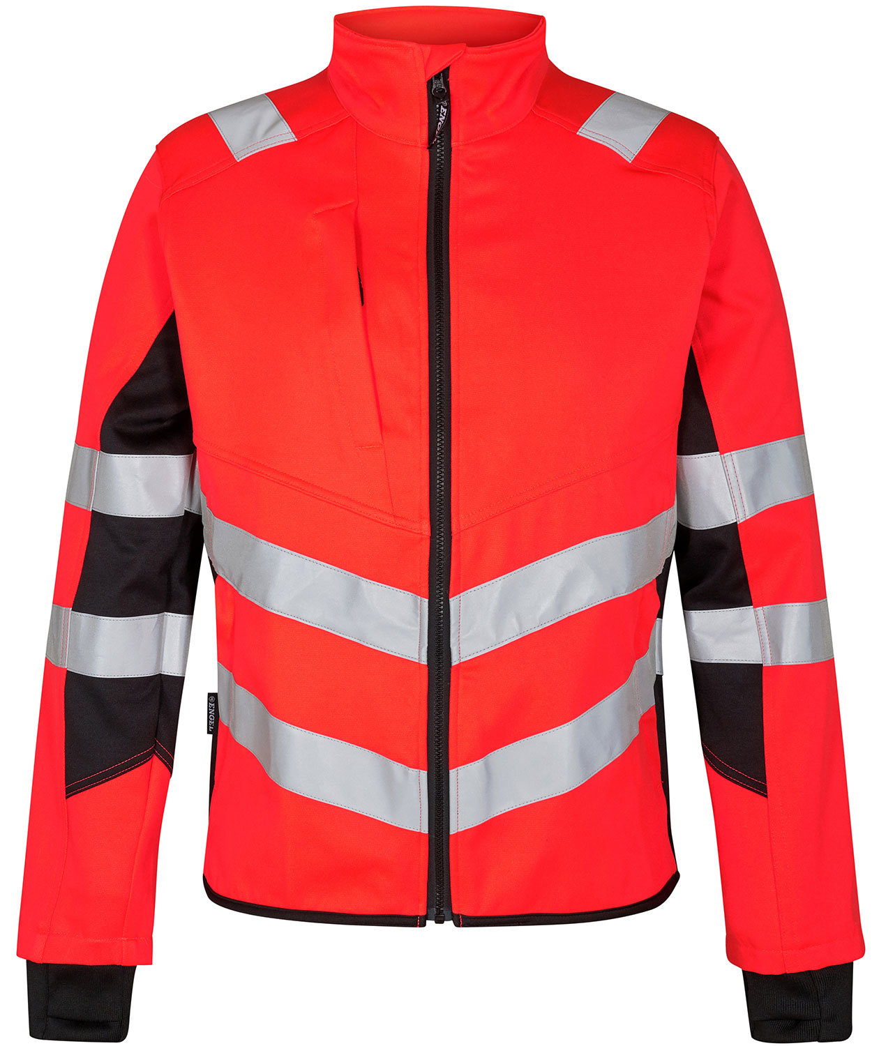 Engel Safety arbeidsjakke, Hi-vis R&oslash;d/Svart, Hi-vis R&oslash;d/Svart, swatch