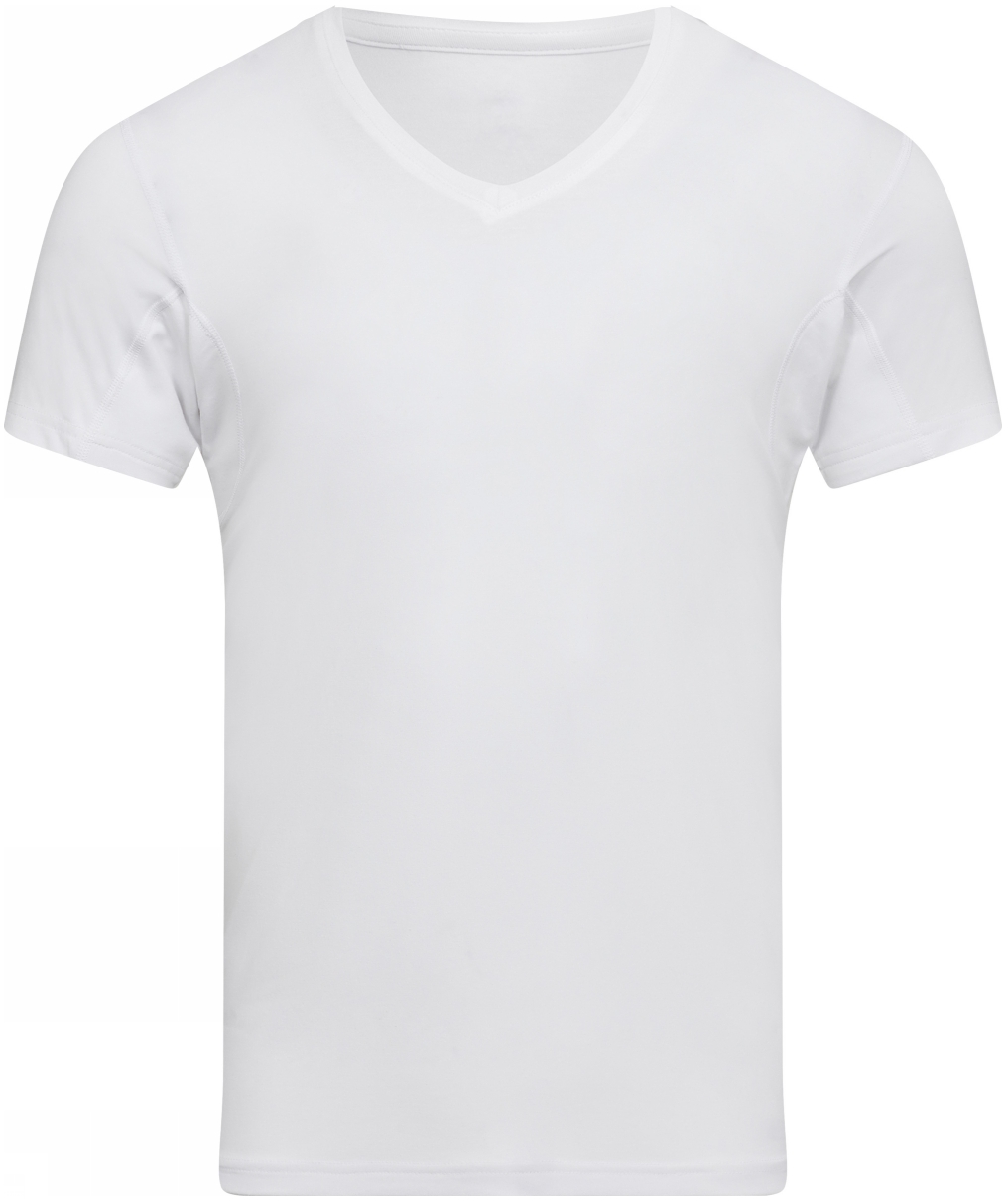 JBS kort &aelig;rmet undertr&oslash;je med bambus, Hvid