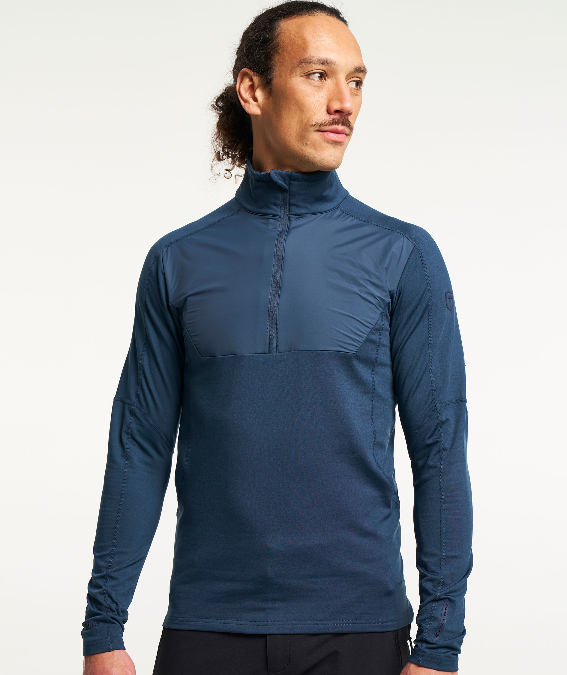 Tenson TXlite Windblock half zip, M&oslash;rkebl&aring;, large image number 9