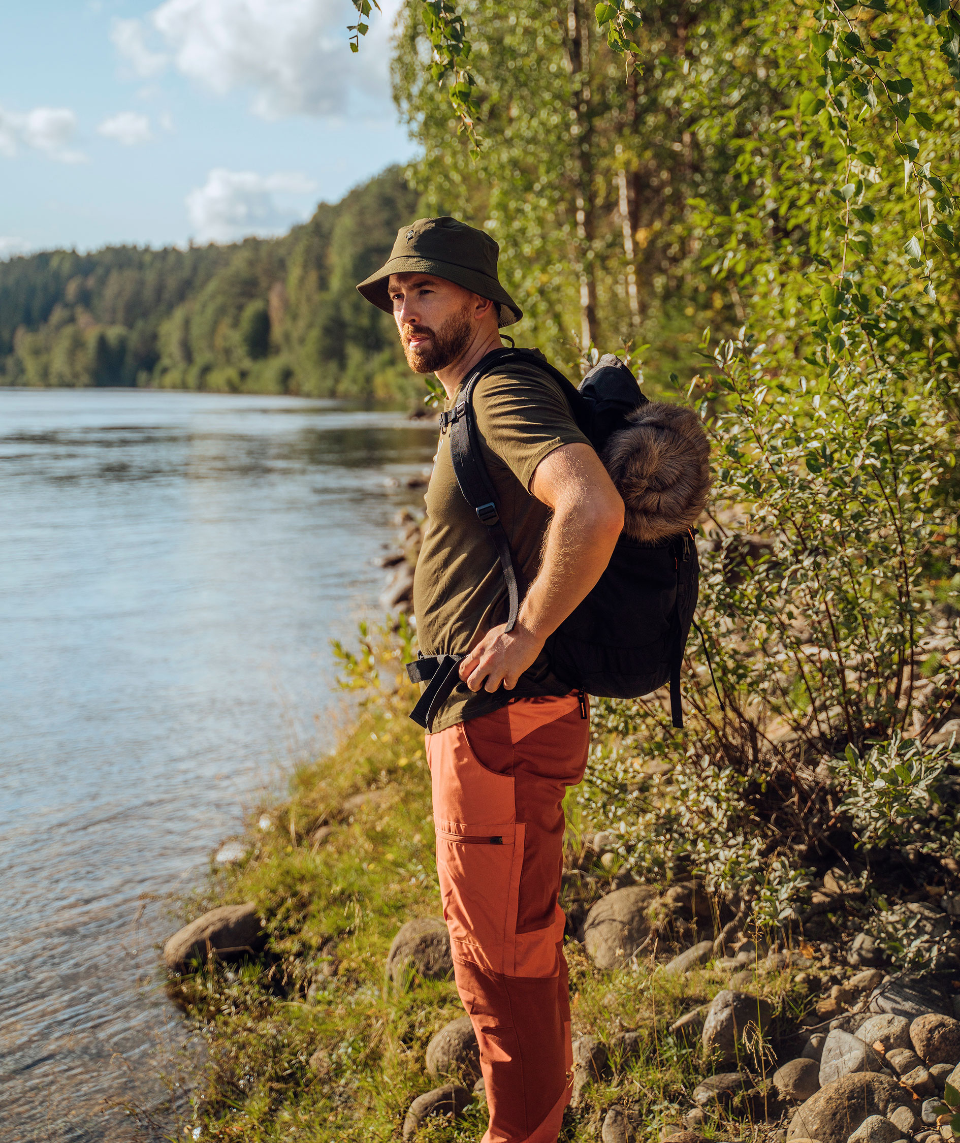 Pinewood Caribou TC bukser, Burned Orange/Terracotta, Burned Orange/Terracotta, large image number 10