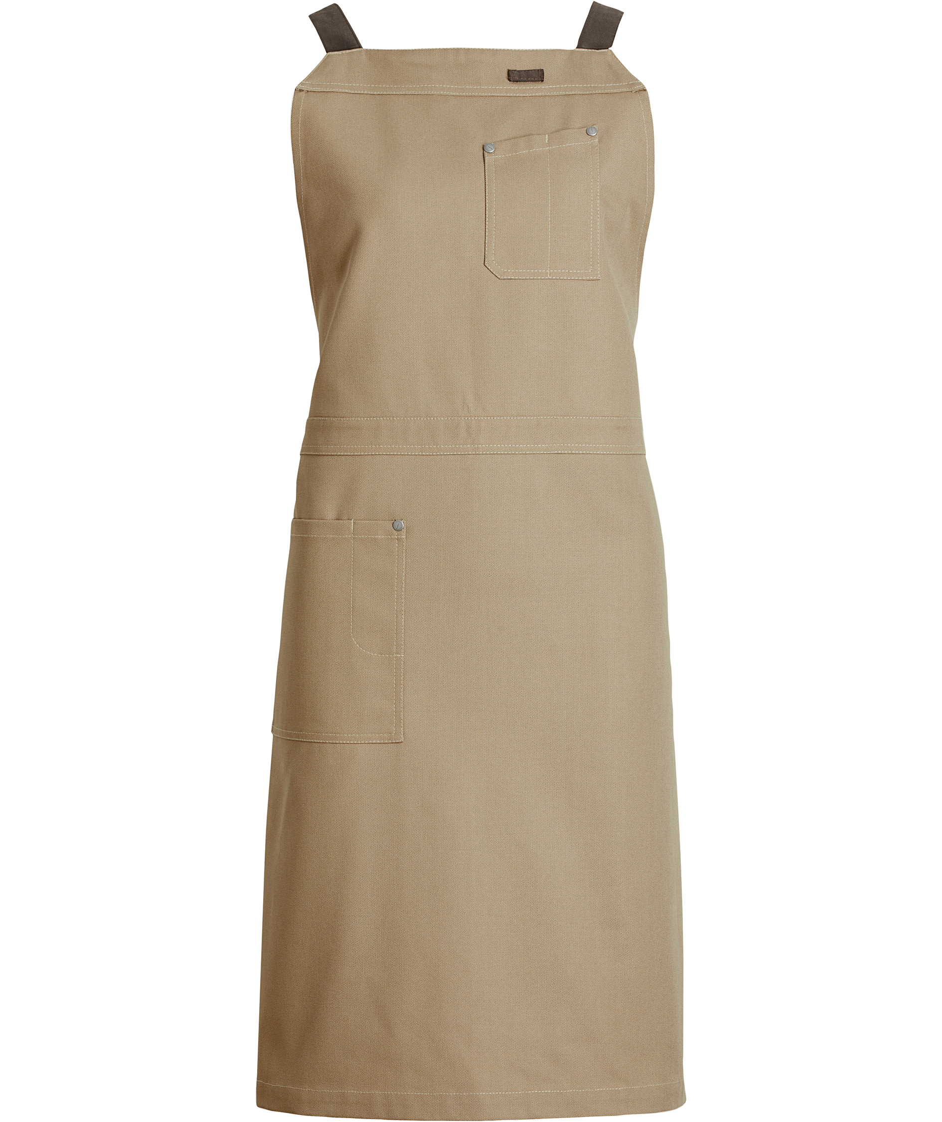 Kentaur Raw crossback apron, Khaki