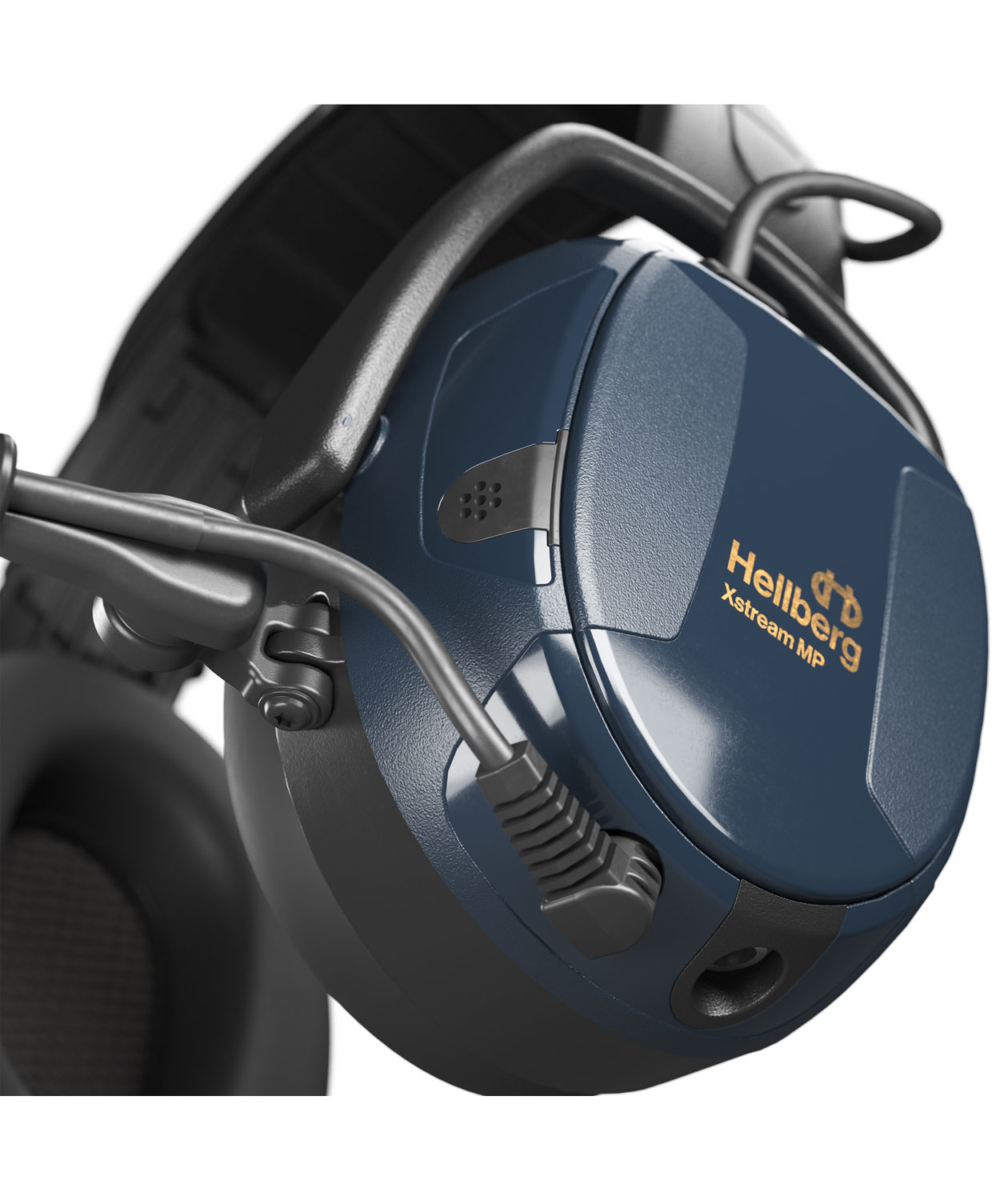 Hellberg Xstream MP h&oslash;rev&aelig;rn med med Bluetooth, Bl&aring;/Sort, Bl&aring;/Sort, large image number 3