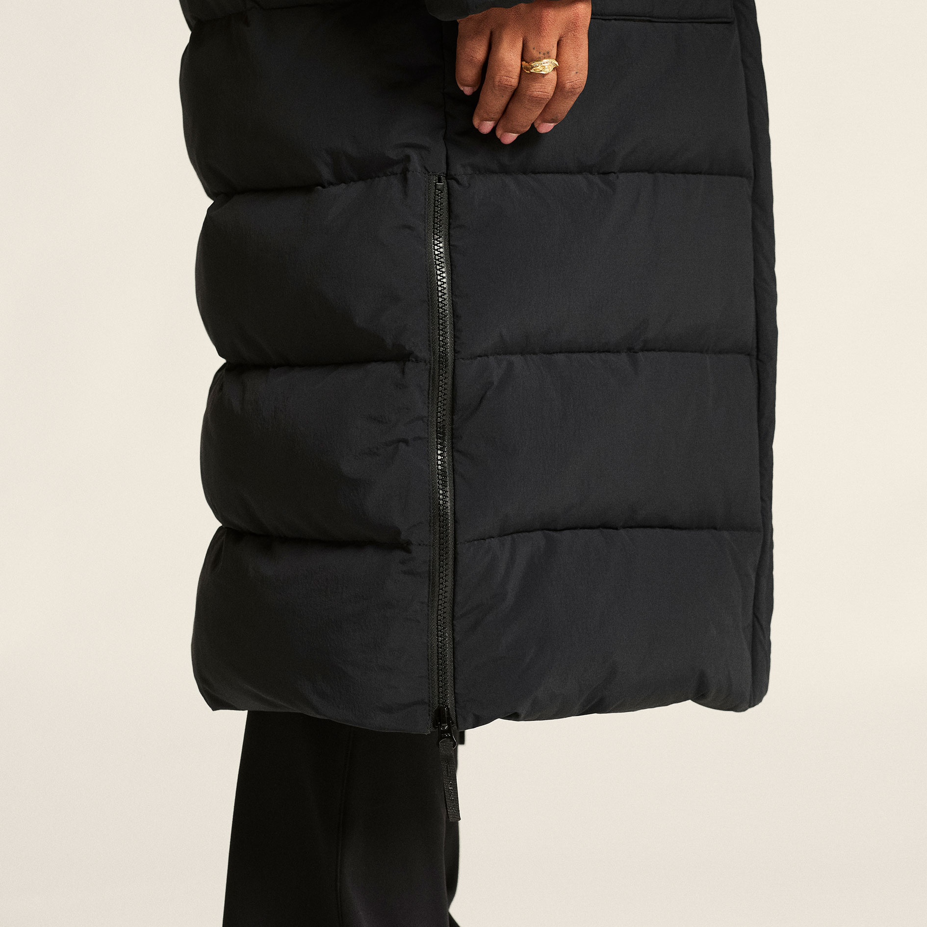 Craft Urban lang vatteret dame vinterjakke, Black, large image number 10