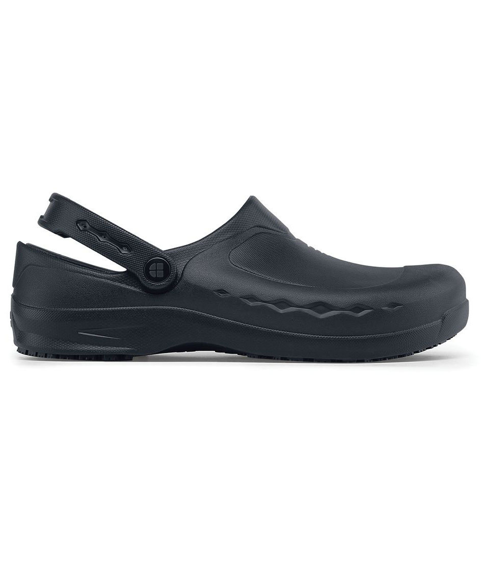 Shoes For Crews Zinc clogs med h&auml;lrem OB, Svart