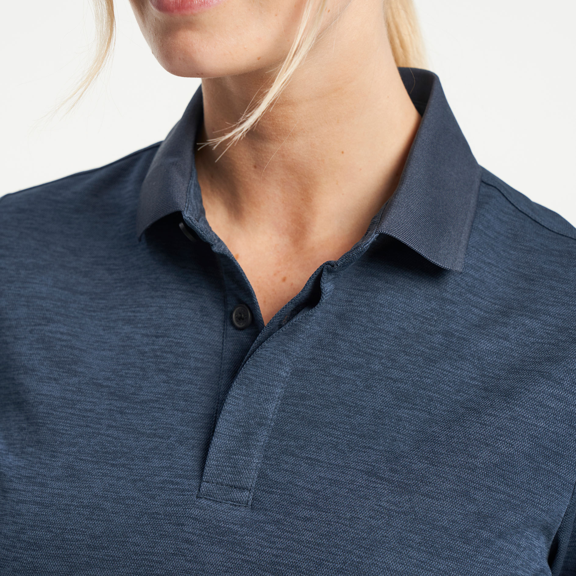 Tenson TXlite Melange womens polo shirt, Dark navy, large image number 5