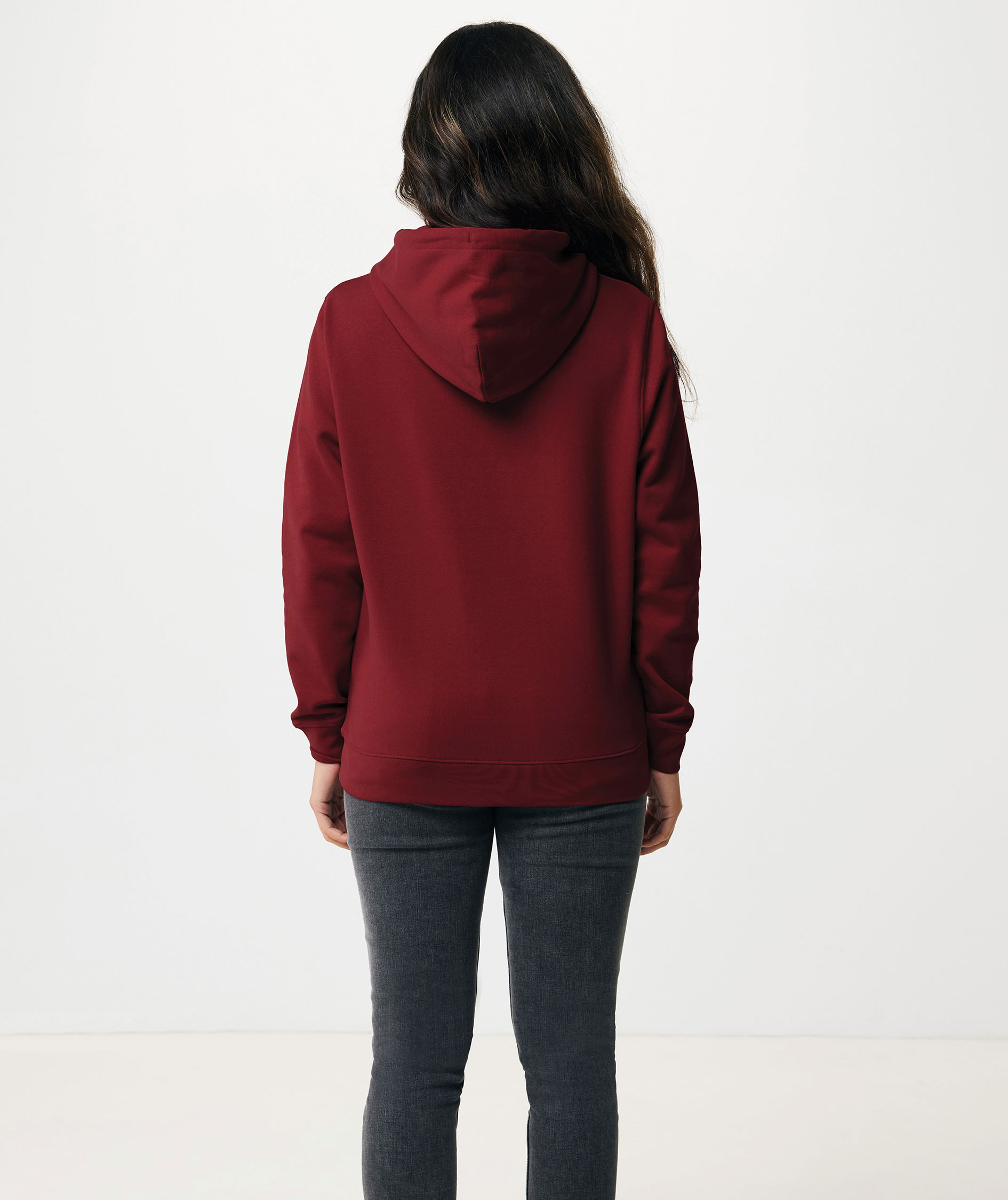 Iqoniq Rila hoodie, Bordeaux Red, large image number 5