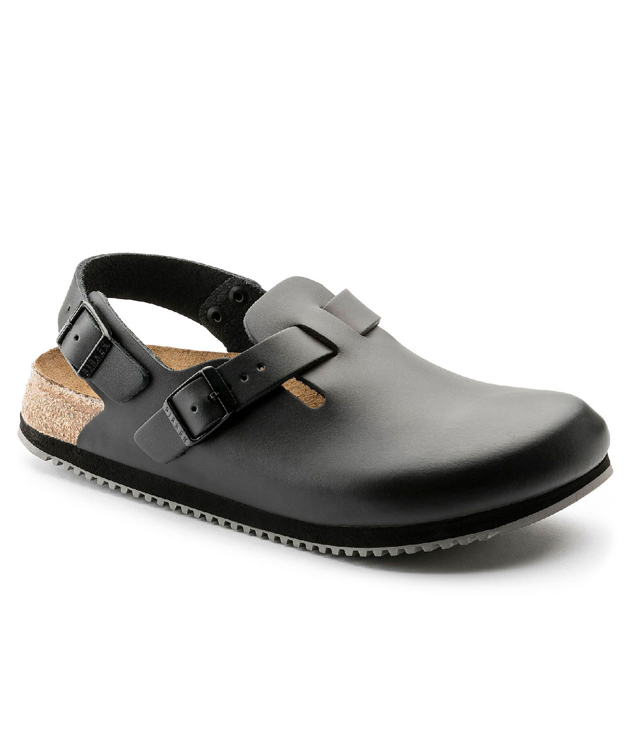 Birkenstock Tokio Supergrip Regular Fit sandaler, Svart