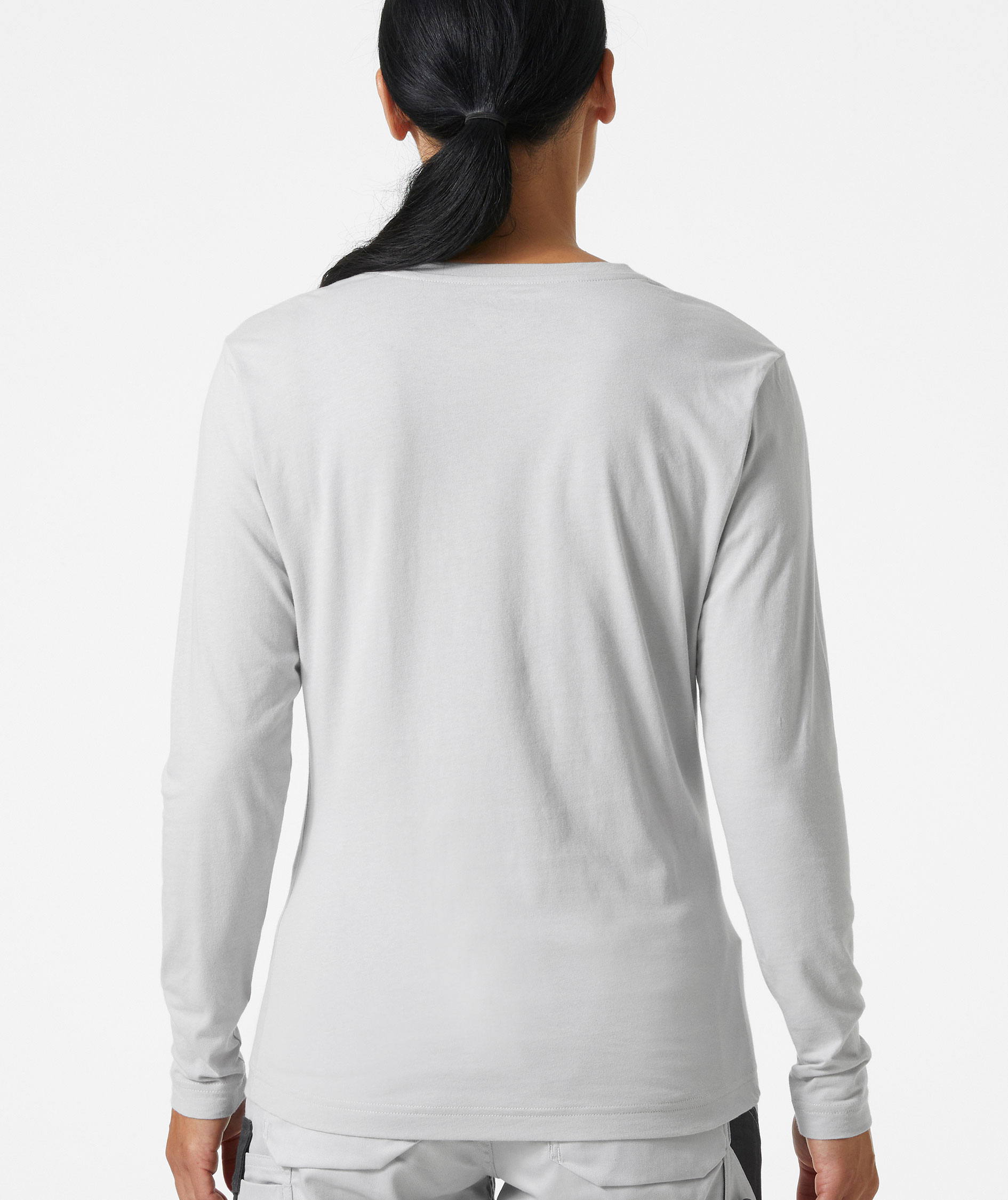 Helly Hansen Classic long-sleeved women's T-shirt, Grey fog, large image number 3
