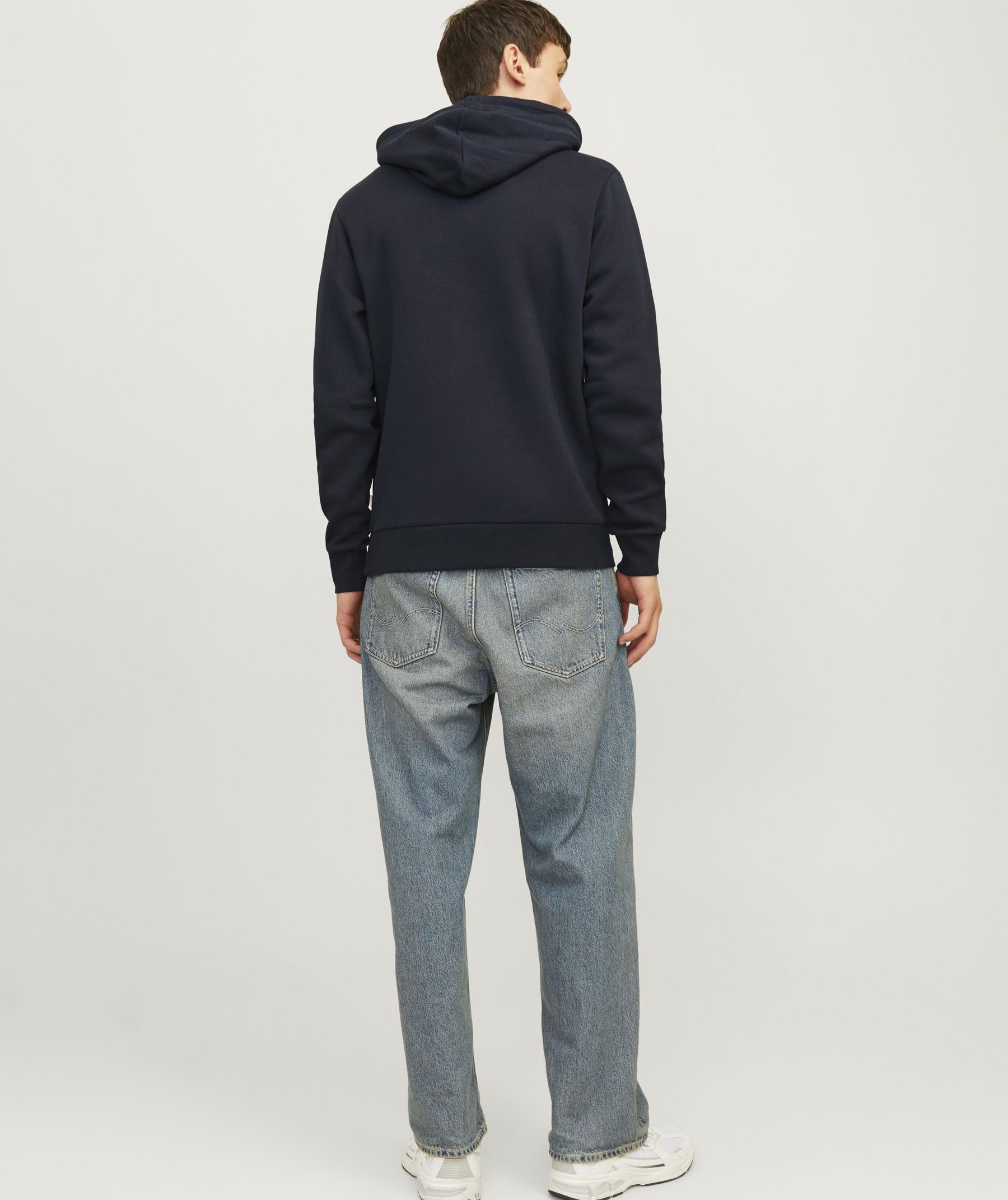 Jack & Jones JJELOGO hoodie, Black, large image number 2