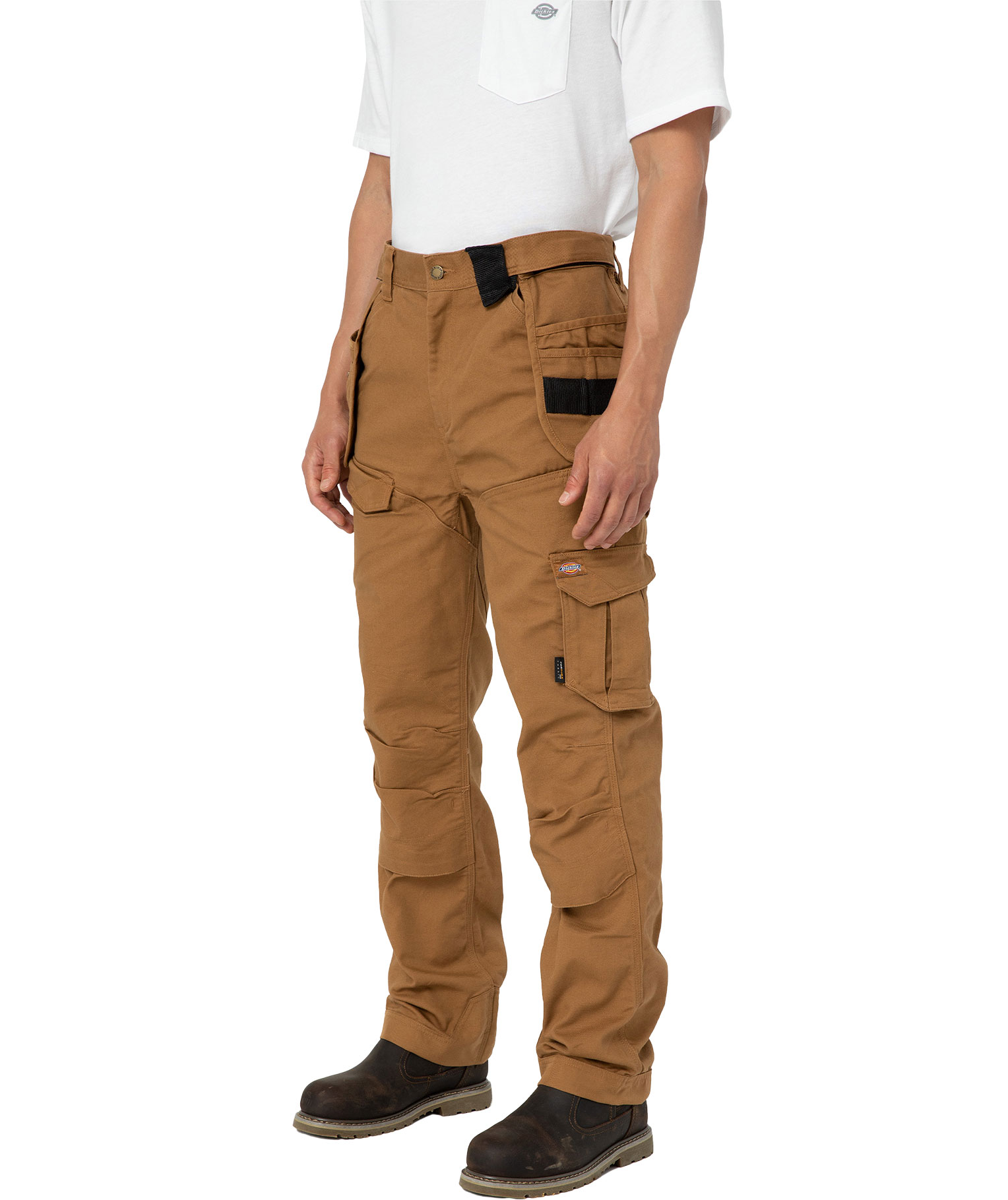 Dickies TechDuck craftsman trousers, Rinsed Brown Duck, large image number 4