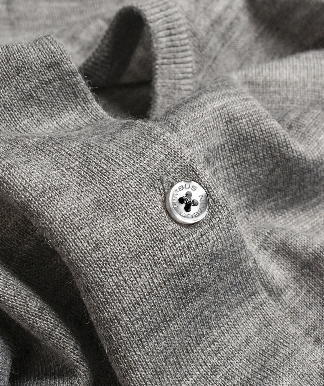 Nimbus Phoenix dame strikcardigan med merinould, Gr&aring; melange, large image number 4